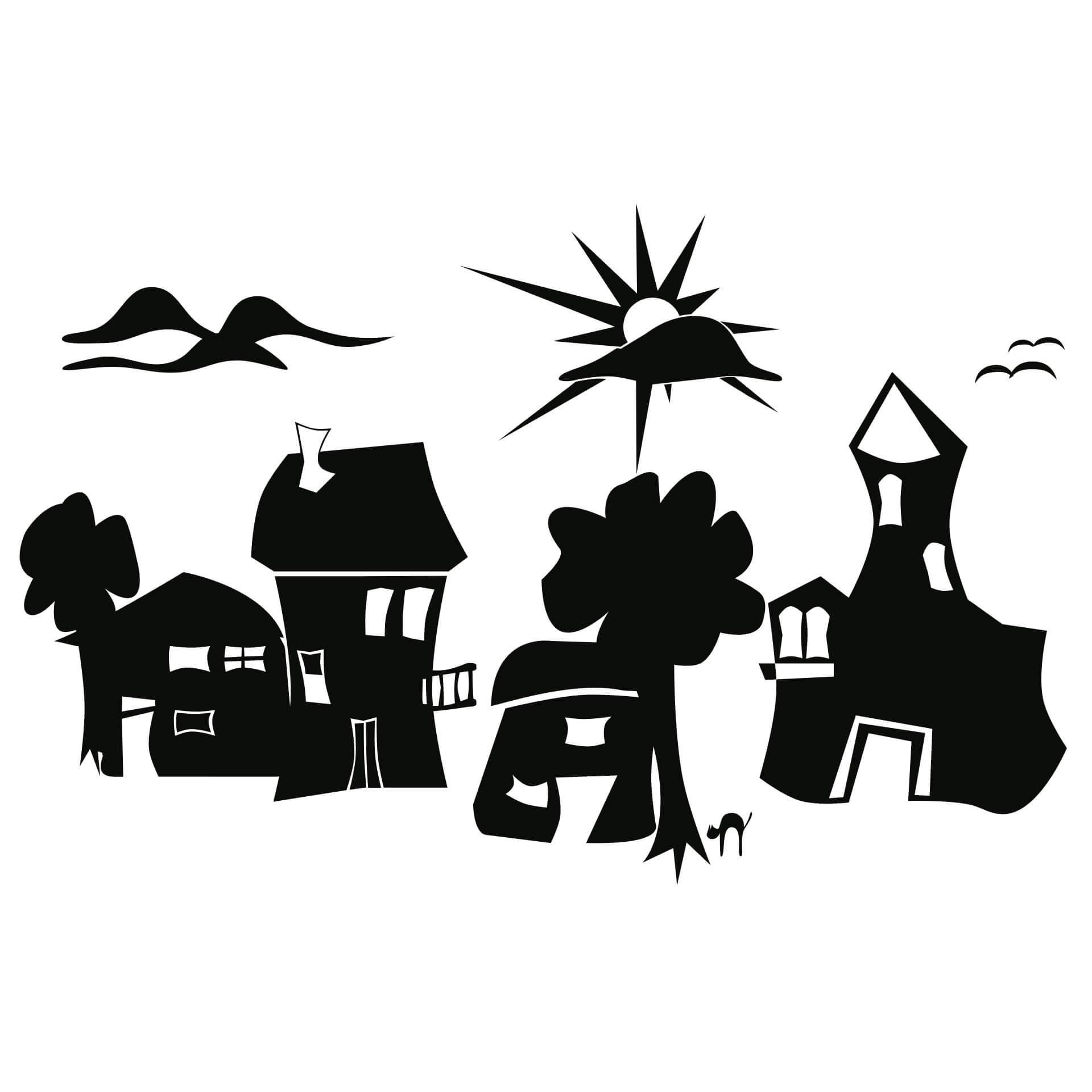Wallsticker Den Sjove Udsigt