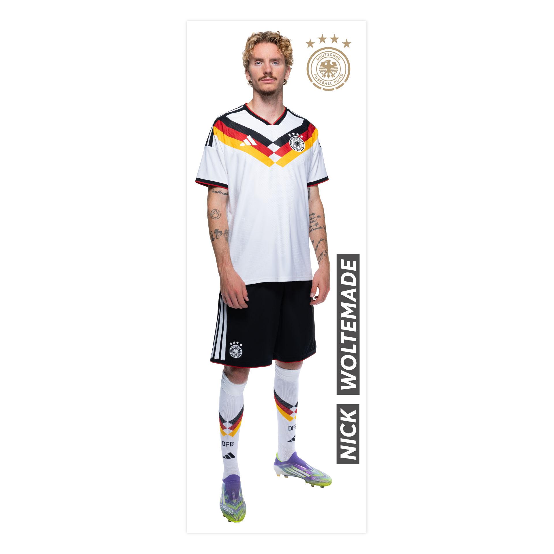 DFB Sticker WM 2026, Wandtattoo Nick Woltemade