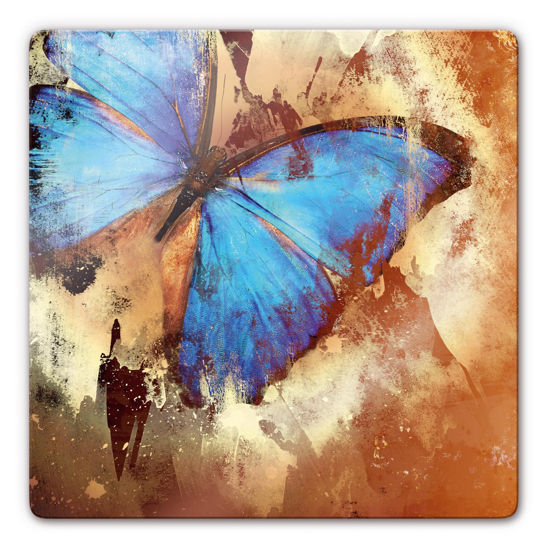 Glasbillede - Butterfly Ice