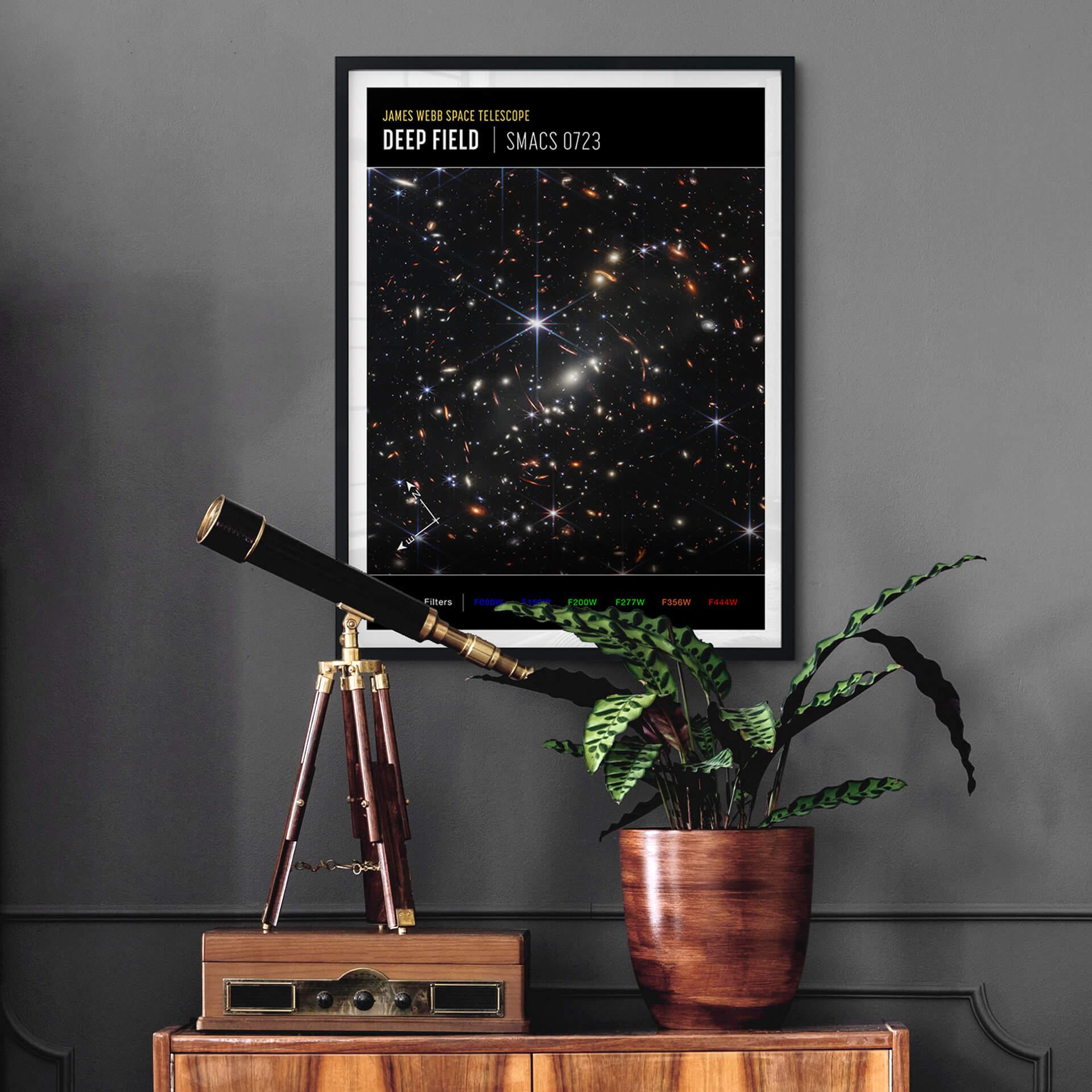 Poster James Webb Telescope - Deep Field