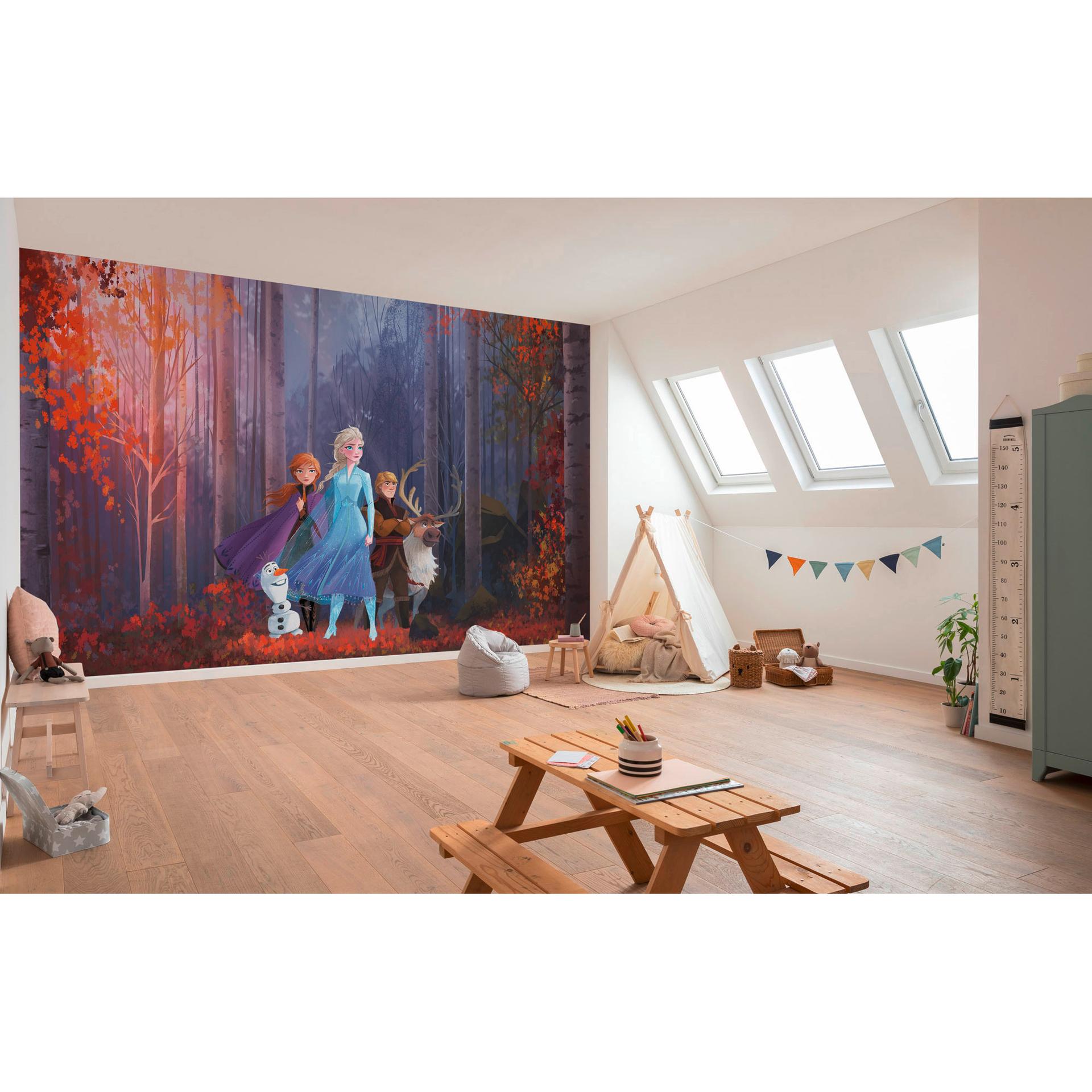 Vliesbehang - Frozen Autumn Glade - 400 x 280 cm