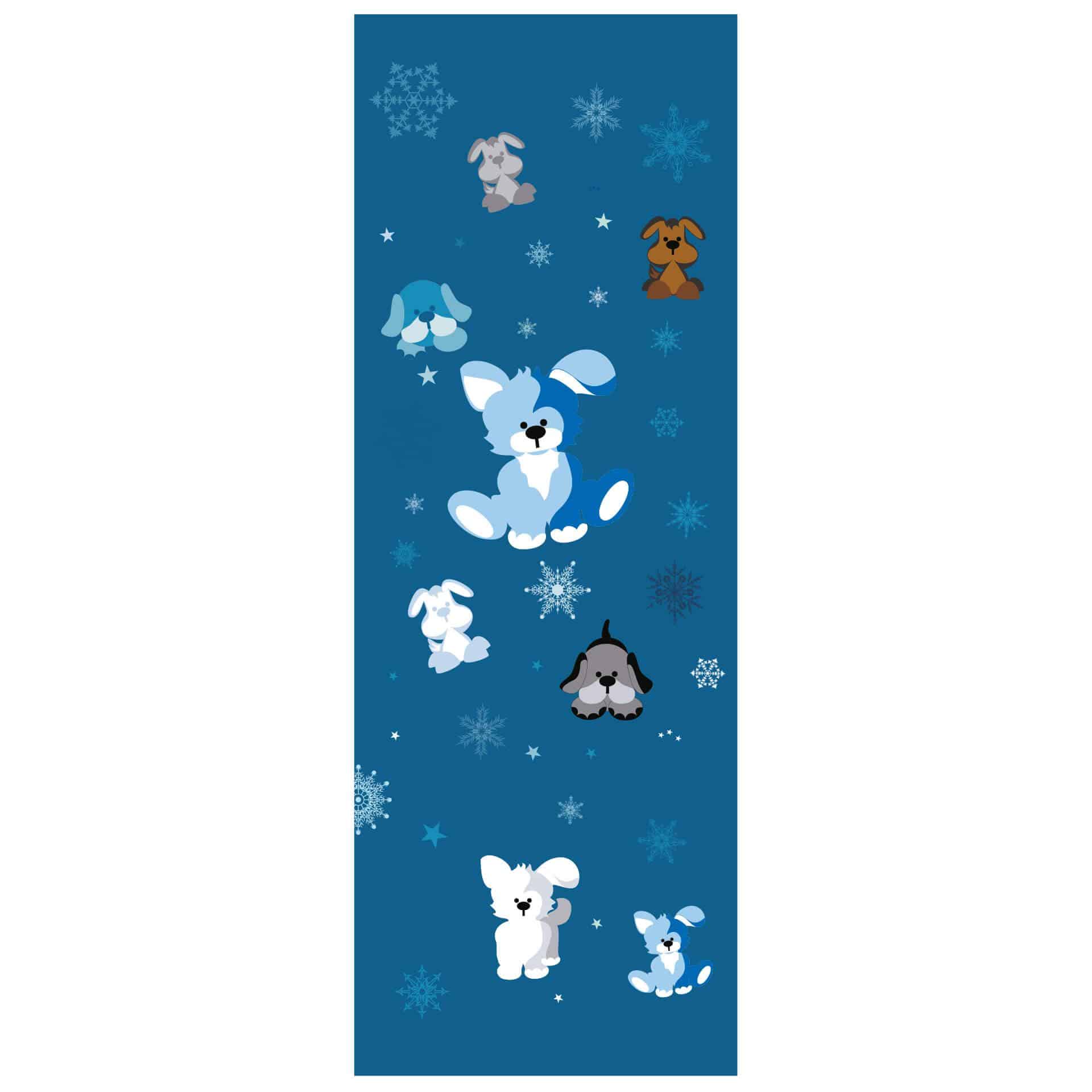 Wallsticker Banner sød hundehvalp