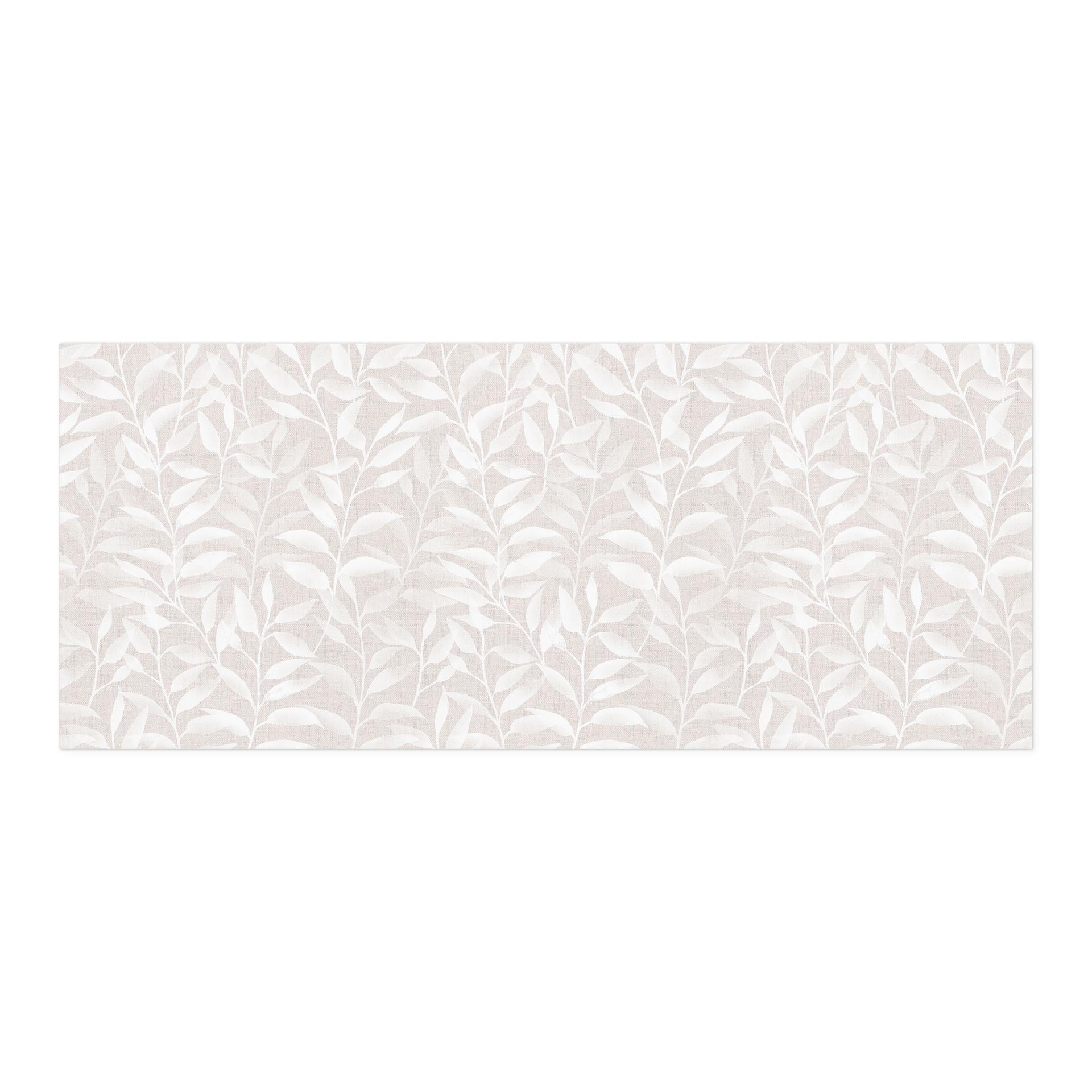 Salpicadero de cocina autoadhesivo Delicadas hojas de acuarela - Beige suave - Bloomery Decor