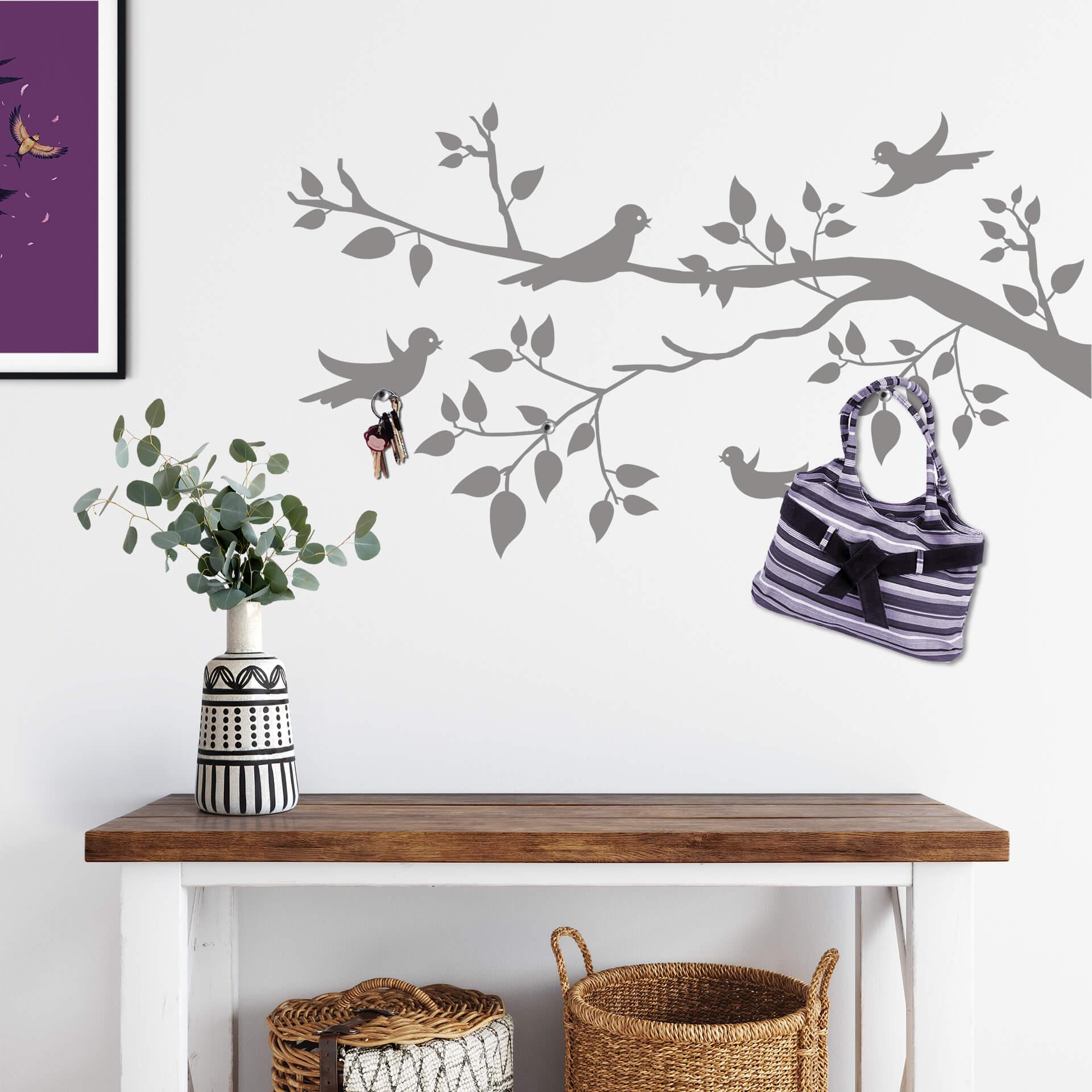 Sticker mural - Lustre 3 - Set de 3 patères inclus