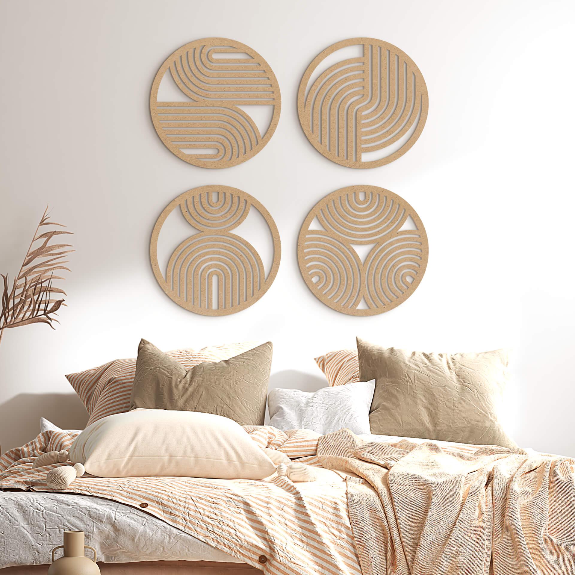 MDF-dekoration Boho Rainbows
