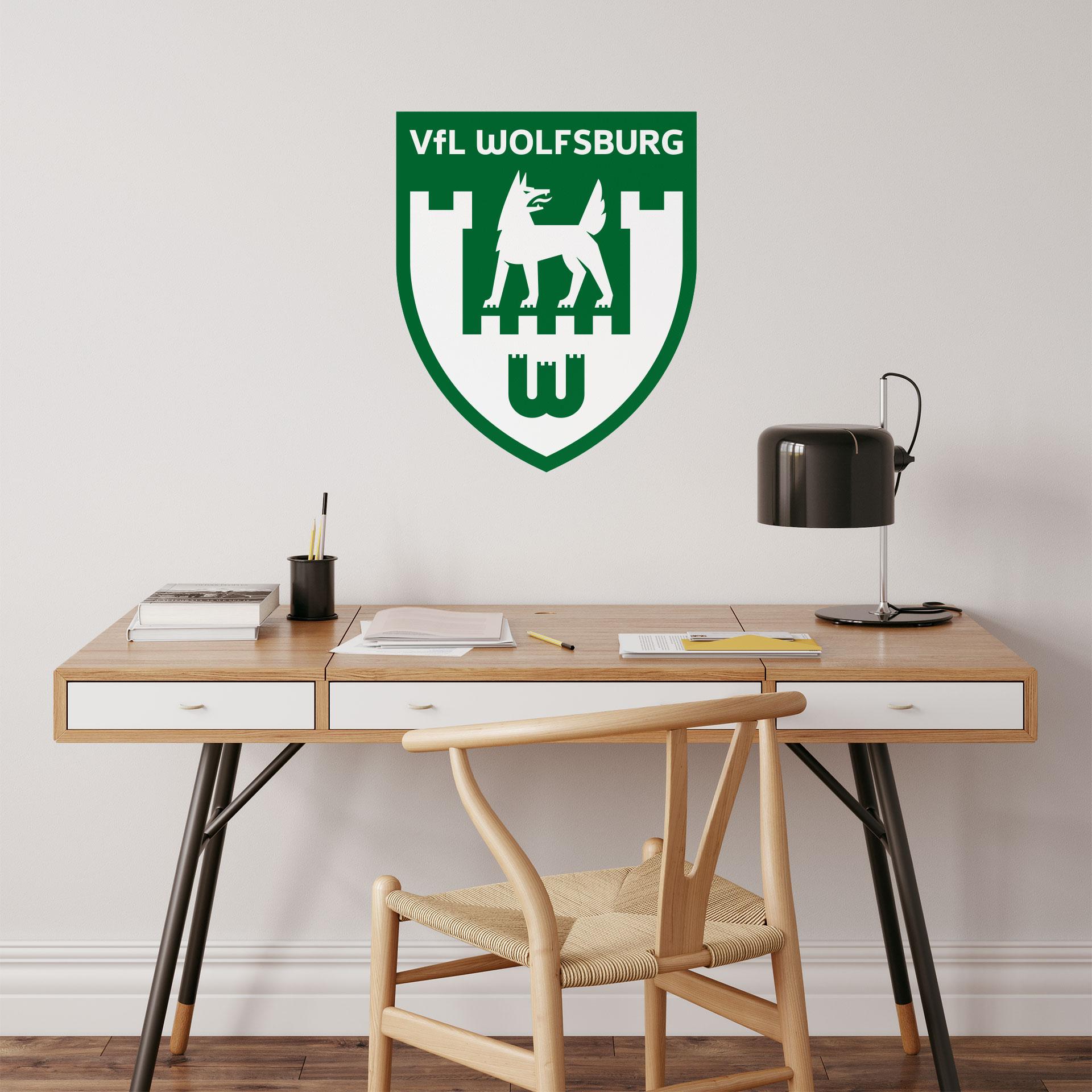 Wandtattoo VfL Wolfsburg Retrowappen