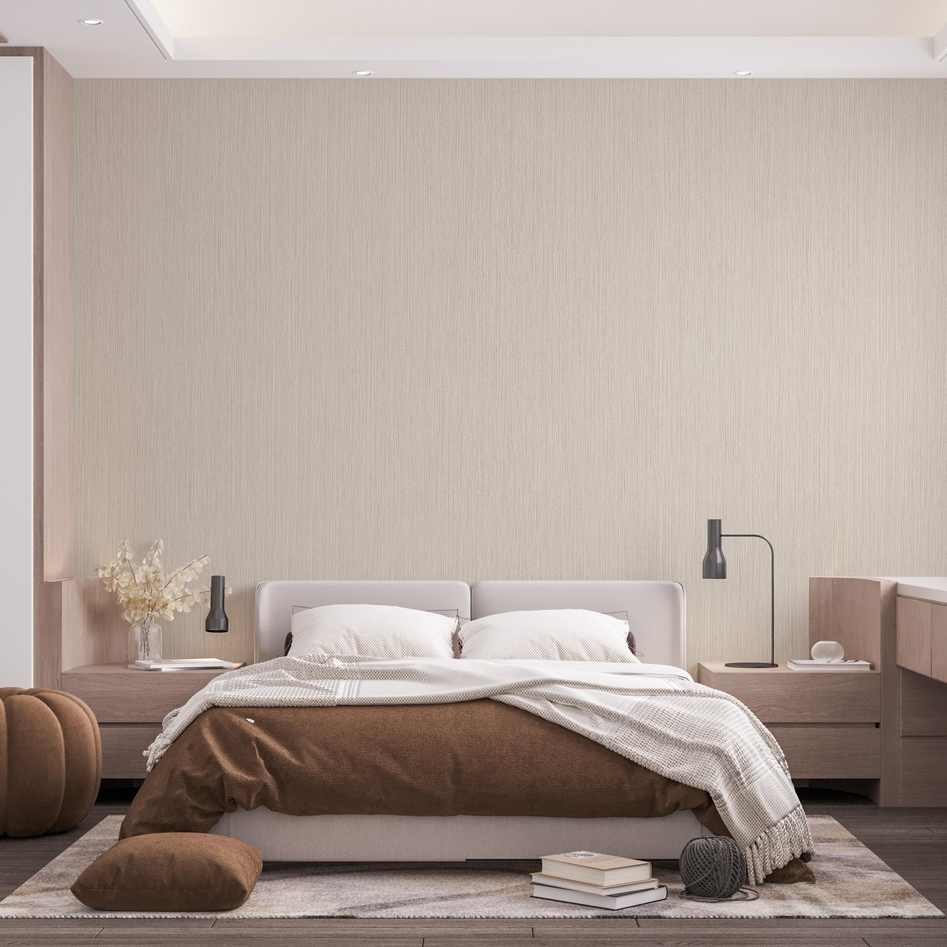 effen behang, vliesbehang Modernista in beige