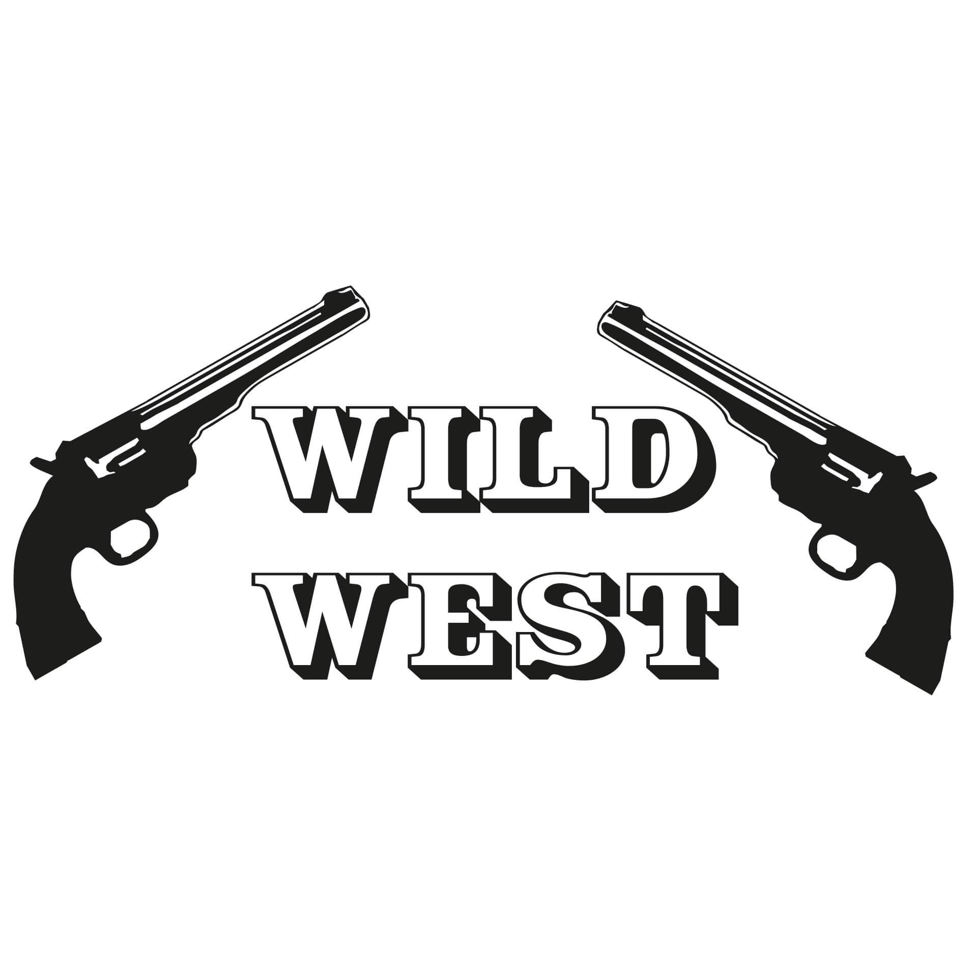 Wandtattoo Wild West
