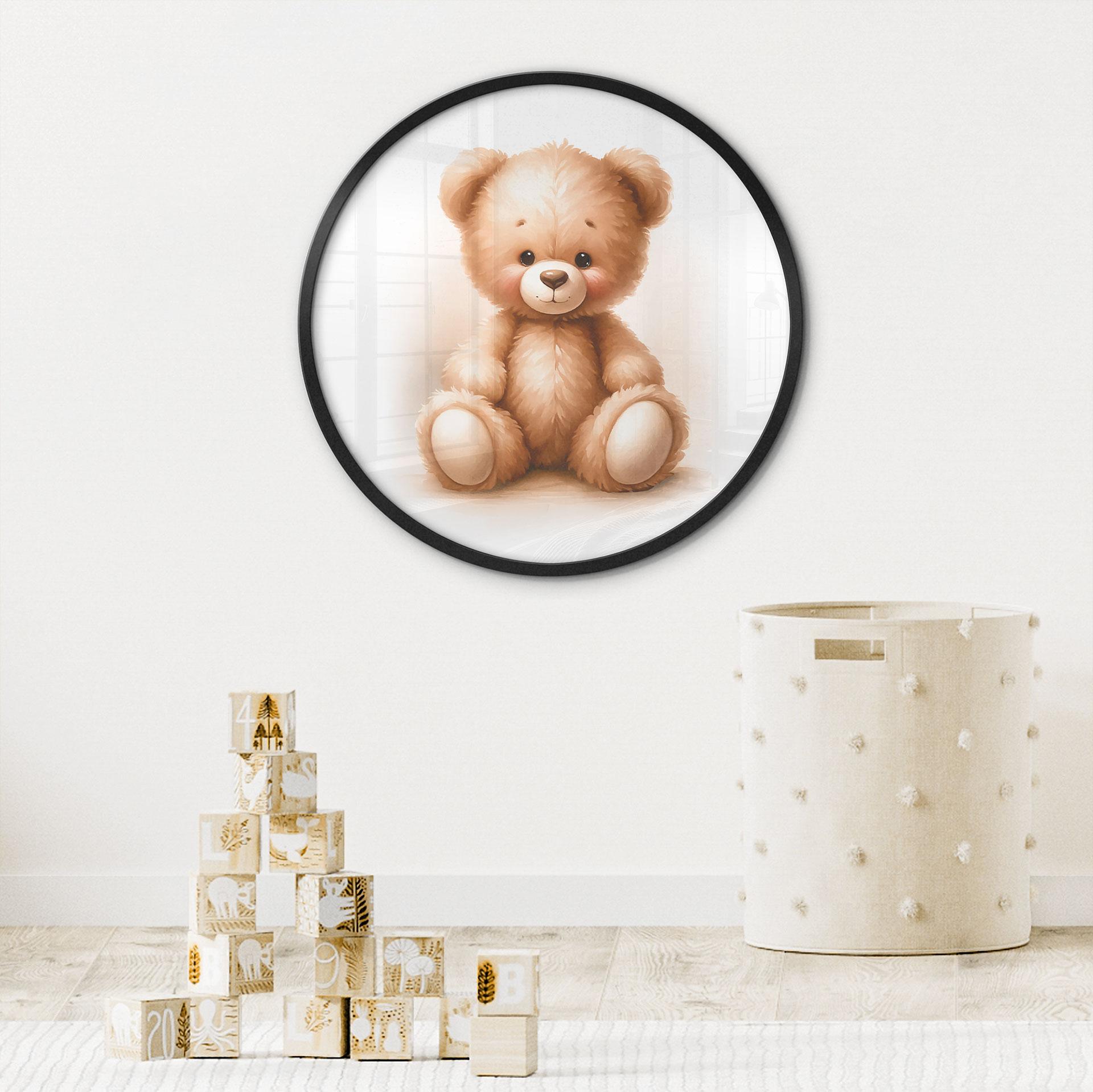Poster Kleiner Teddybär - Magnusson - Rund