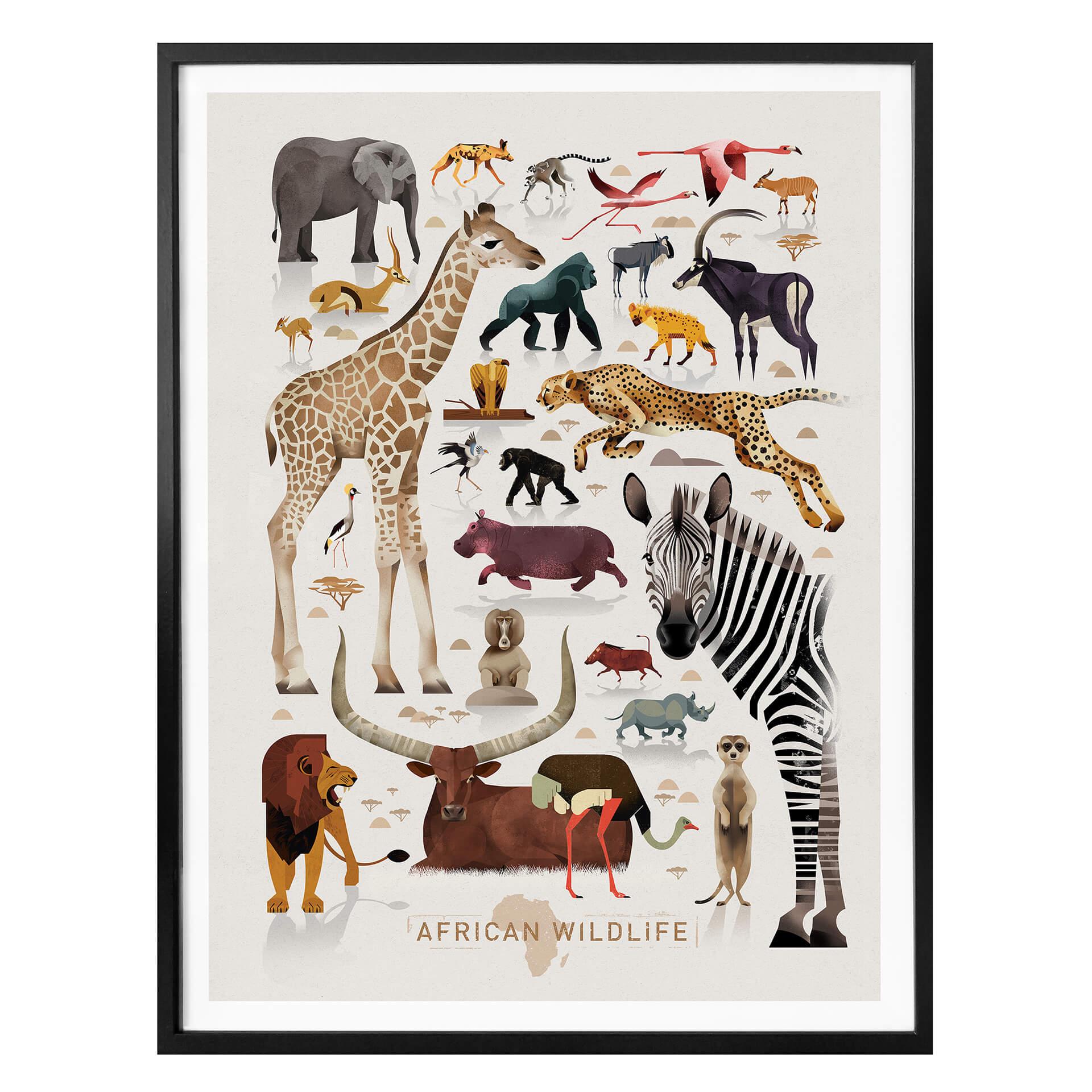 Plakat - Braun - Africa