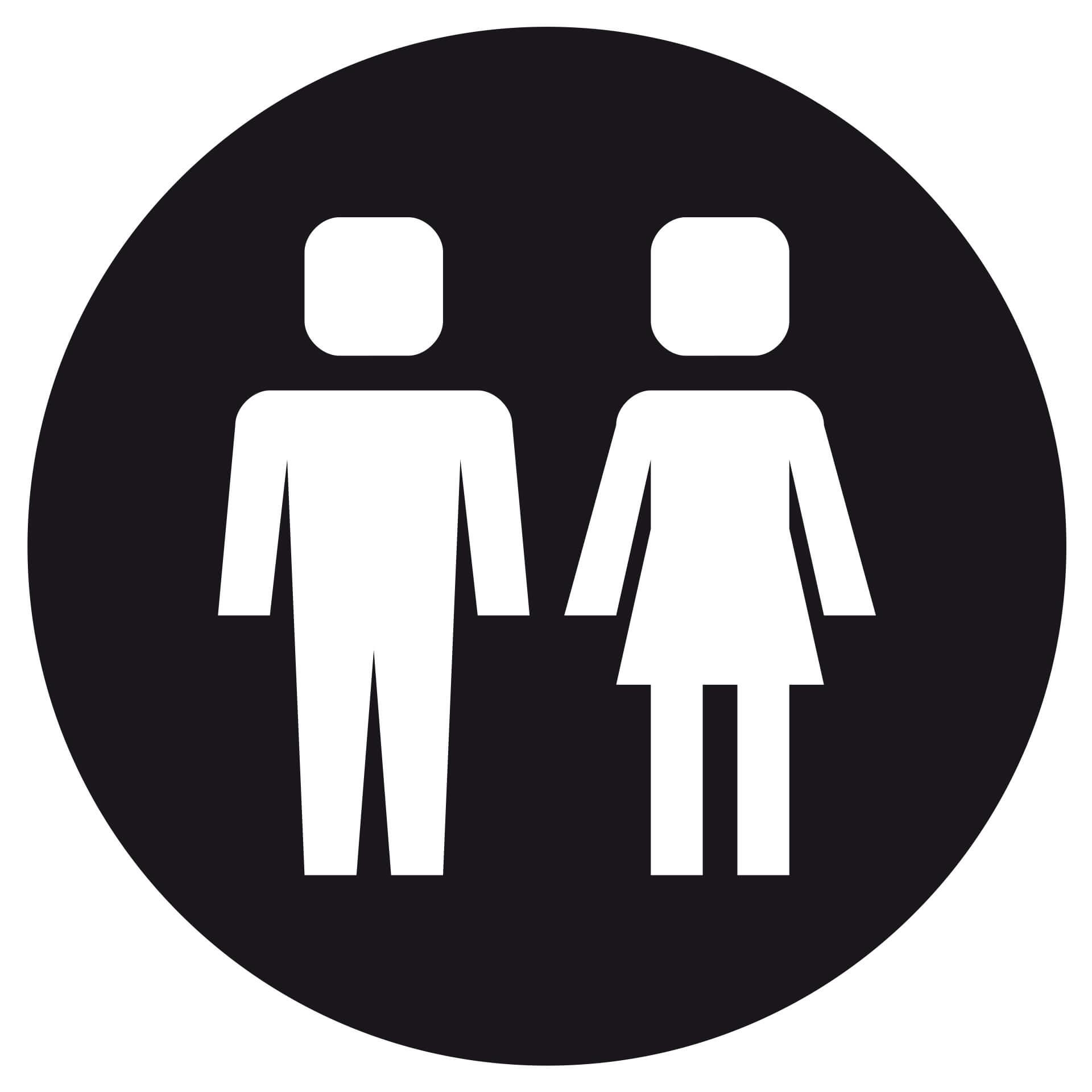 Wandtattoo Emoji WC