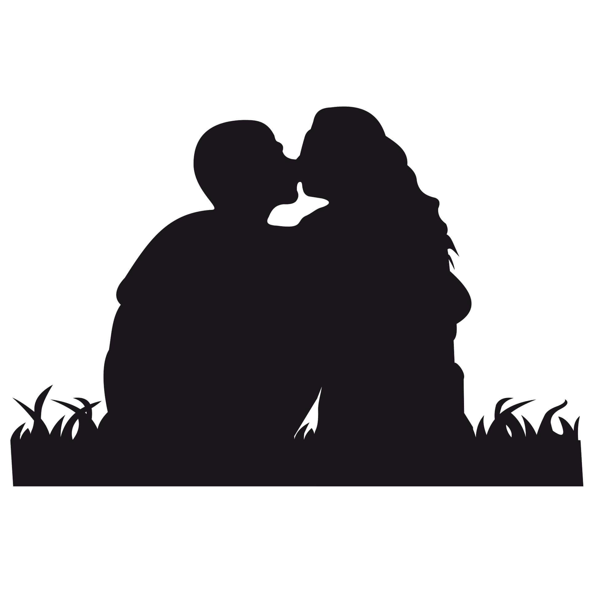 Adesivo murale - Bacio 1