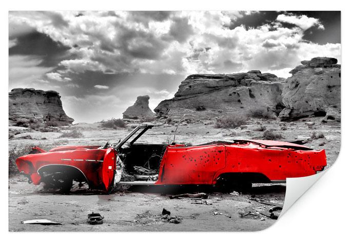 Poster - Cadillac rossa