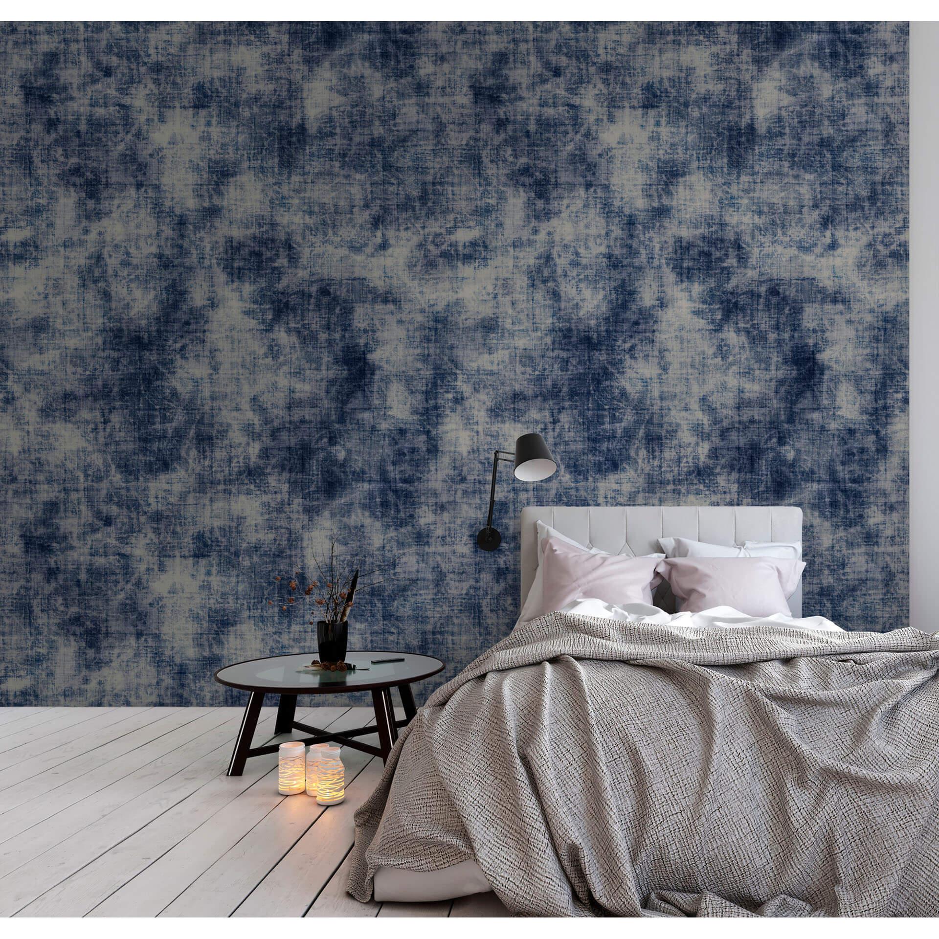 Livingwalls Fototapet Walls by Patel Indigo Canvas 2