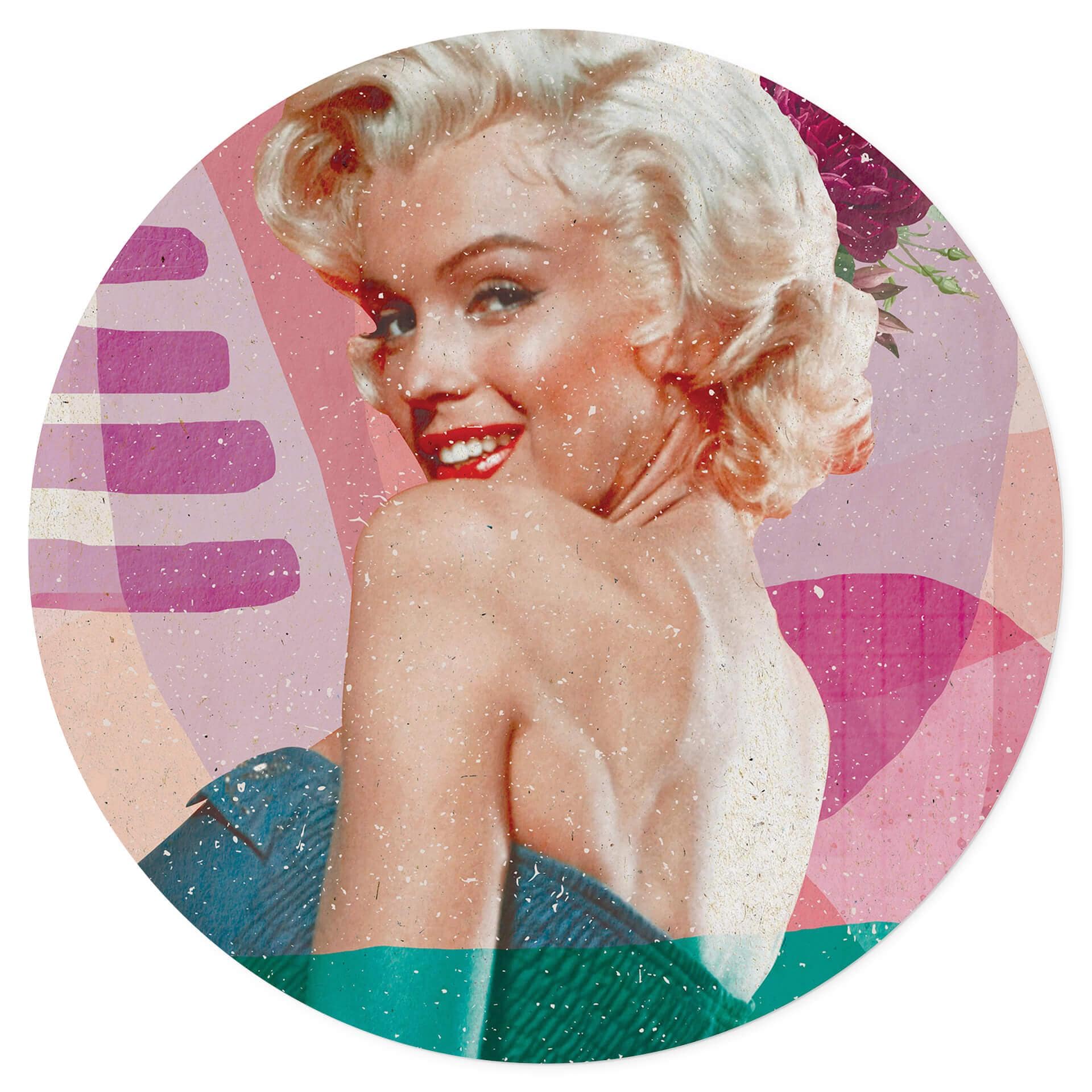 Vinilo decorativo Demir - Marilyn ha vuelto - Redondo