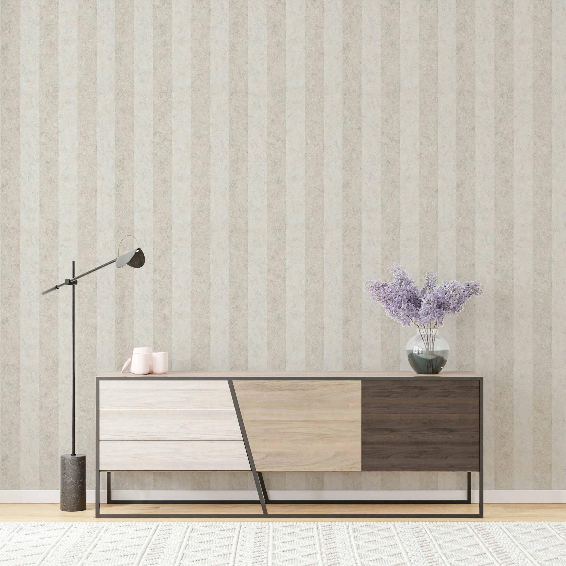 vliesbehang grijs strepen voor woonkamer slaapkamer keuken marburg behang