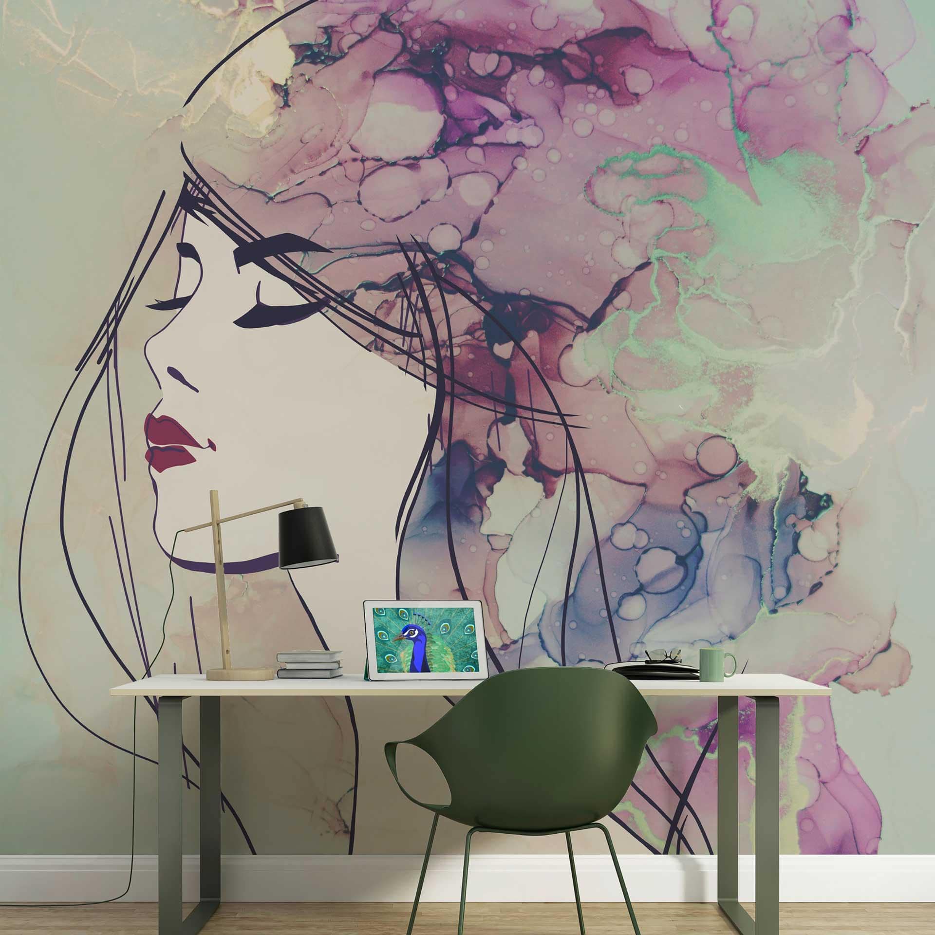 Livingwalls Fotobehang ARTist Lady