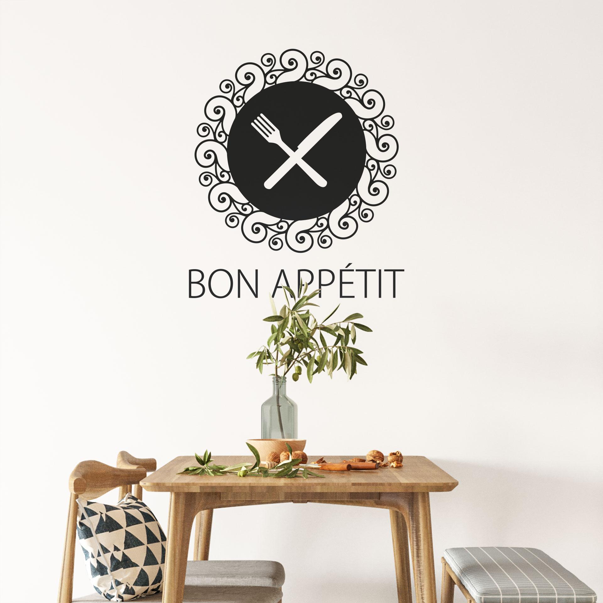 Wallsticker - Bon Appétit - Ornament