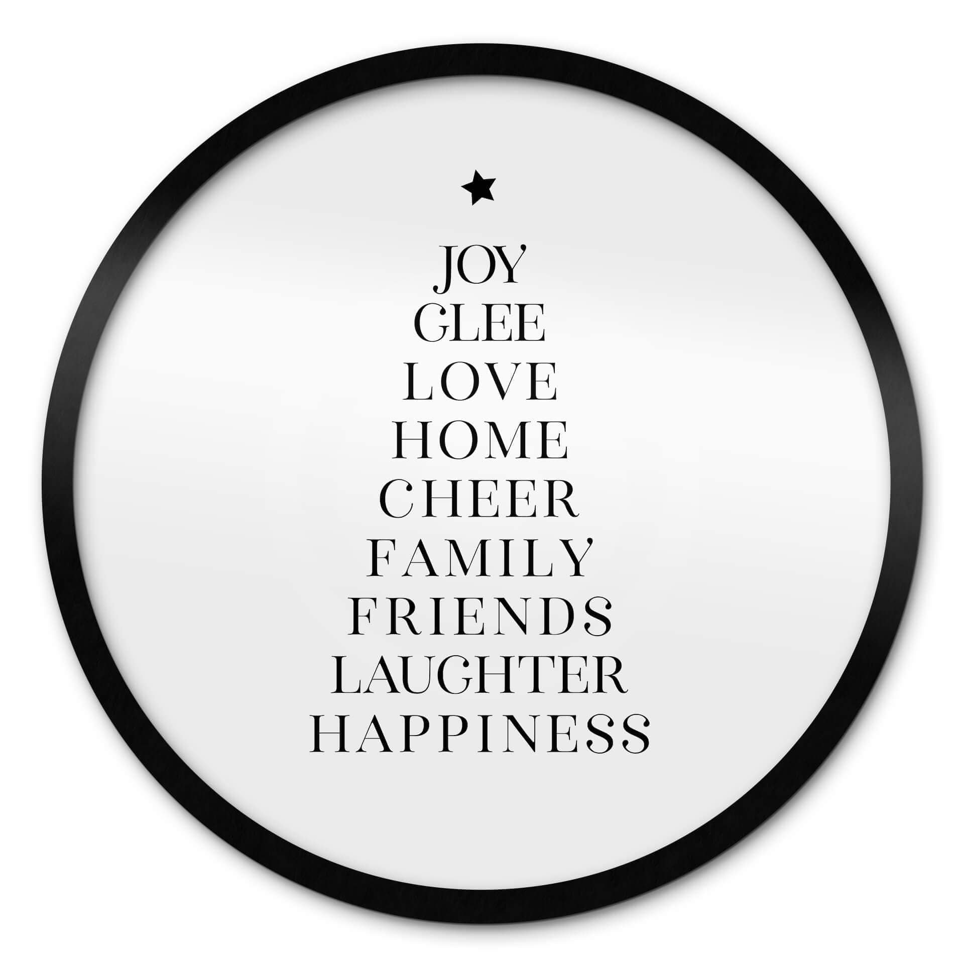 Plakat Blursbyai - Christmas Tree Typography