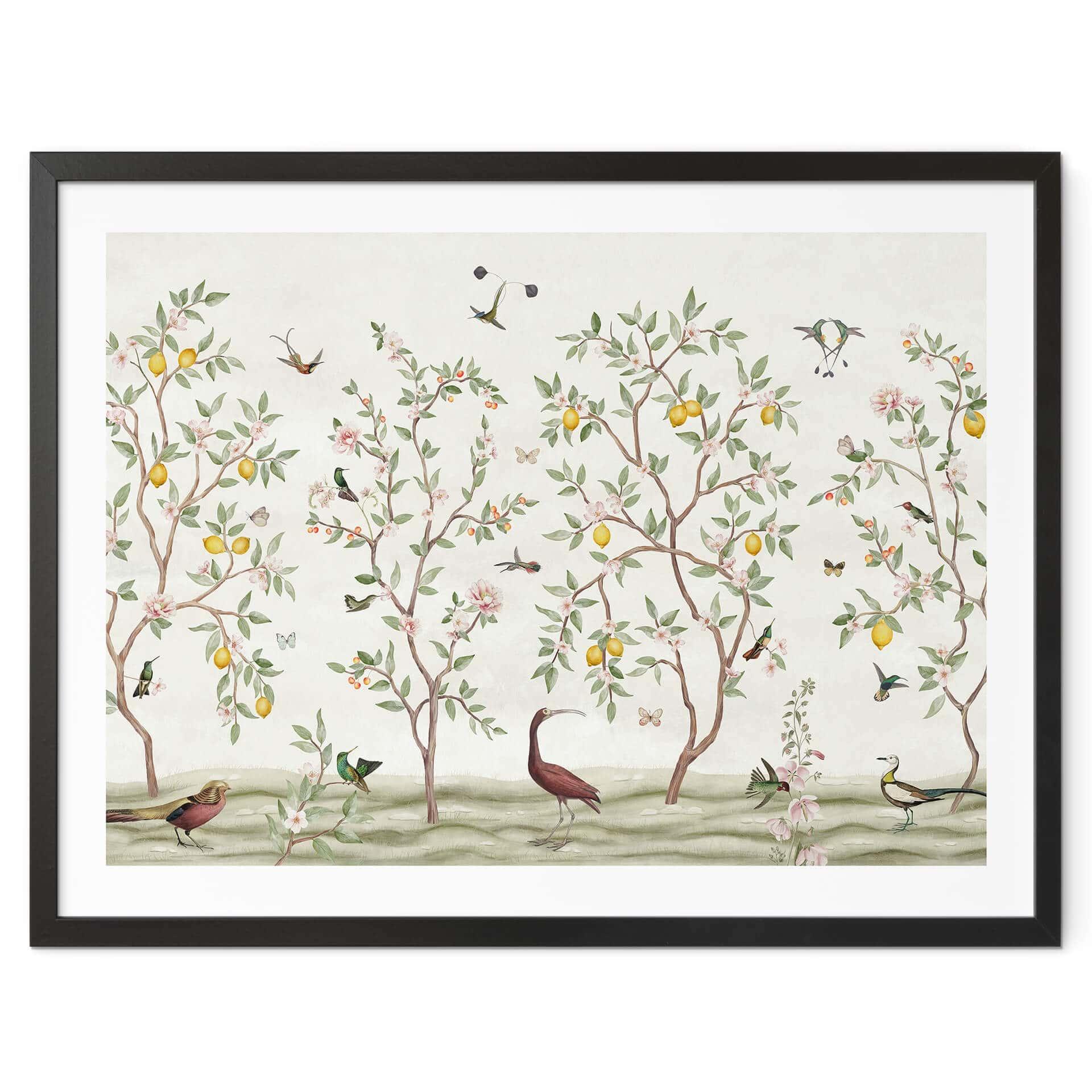 Poster Sir Edward - Lemon Tree Chinoiserie
