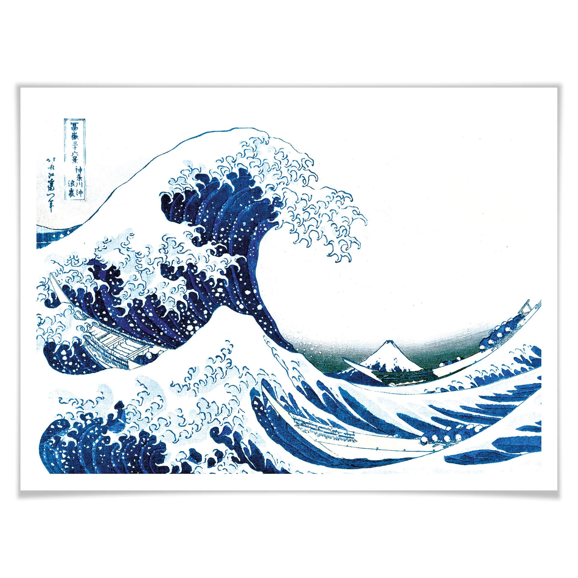 Plakat Hokusai - Rozmiar fali