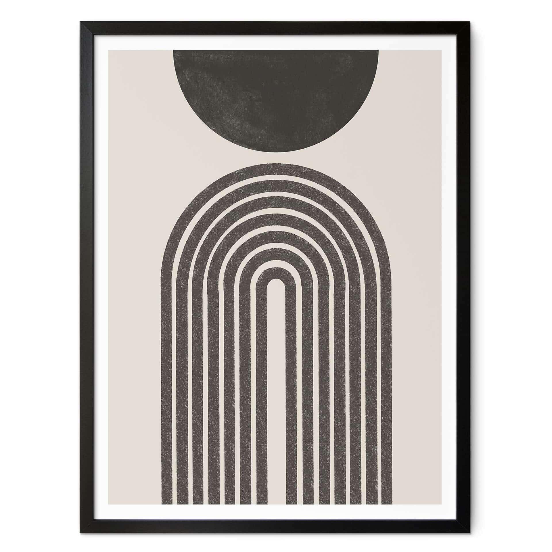 Poster The Miuus Studio - Randig rosett