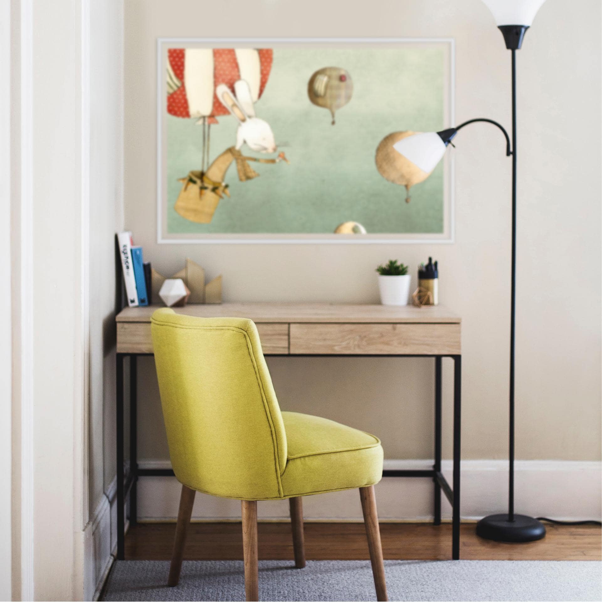 Wallprint Loske - Ballonfahrt