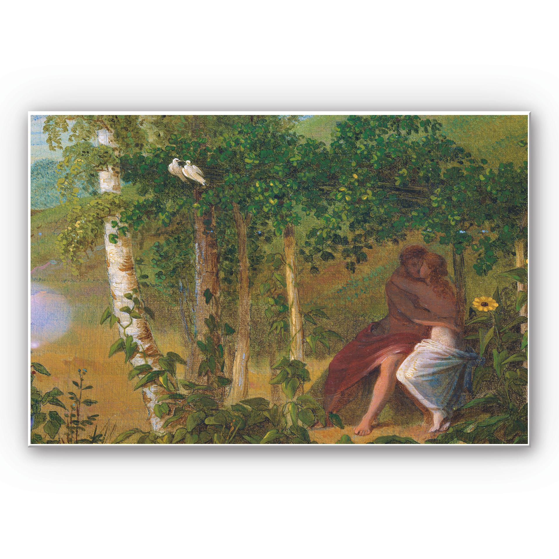 Wandbild Friedrich - Liebespaar