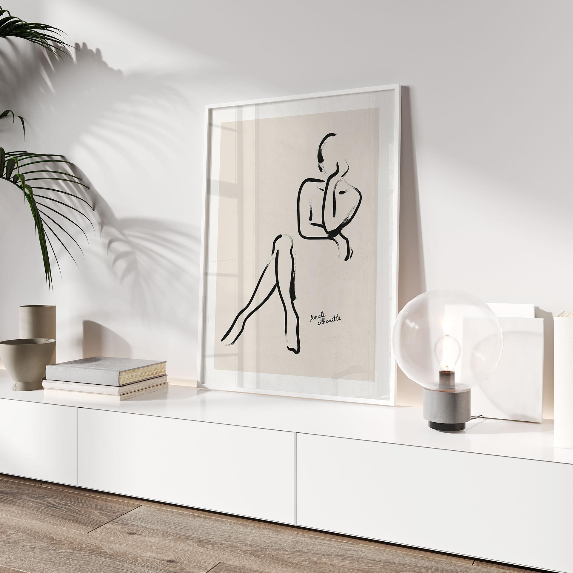 Plakat Linjer af kvindelighed - Treechild