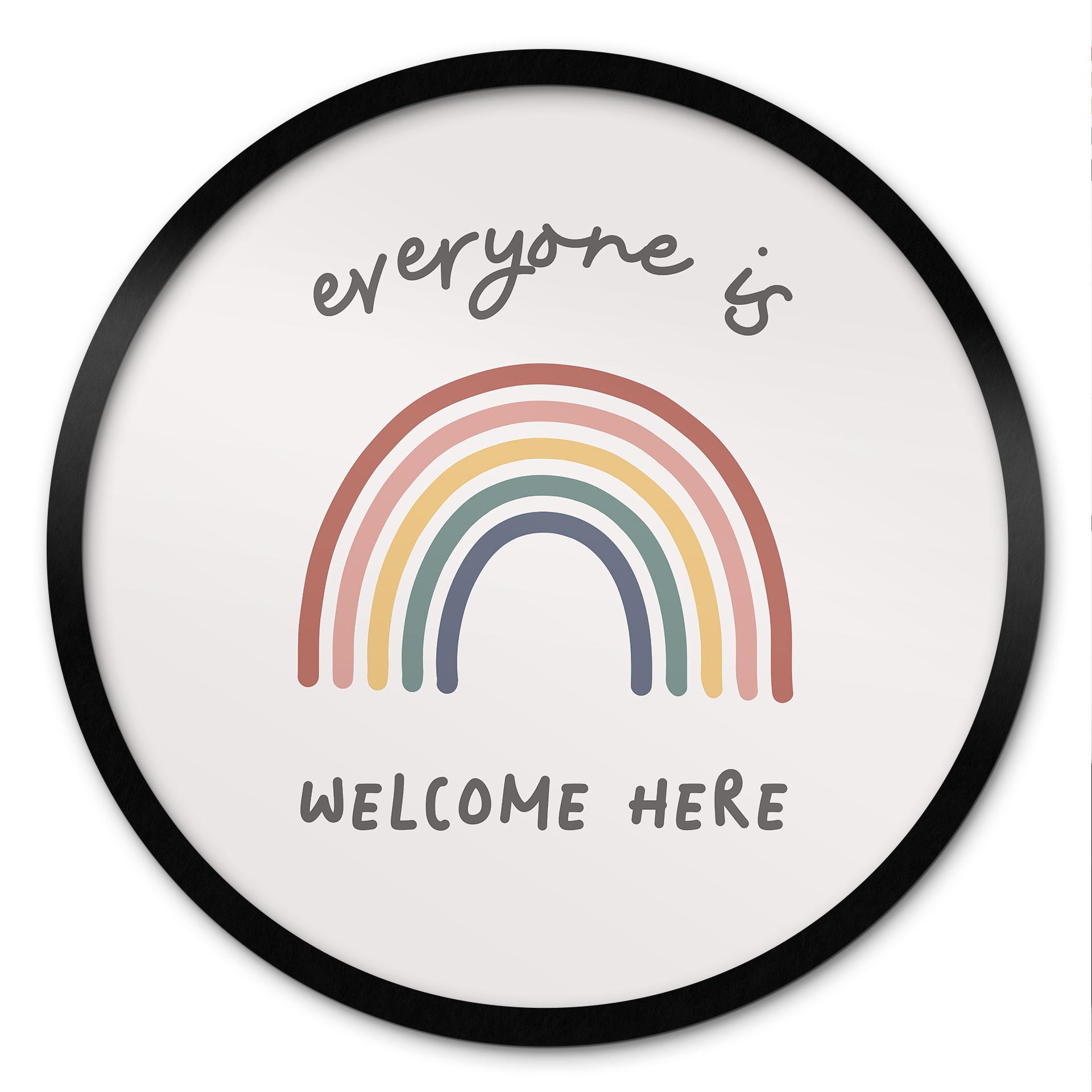 Poster Everyone is welcome here - KsanaKalpa - Rond