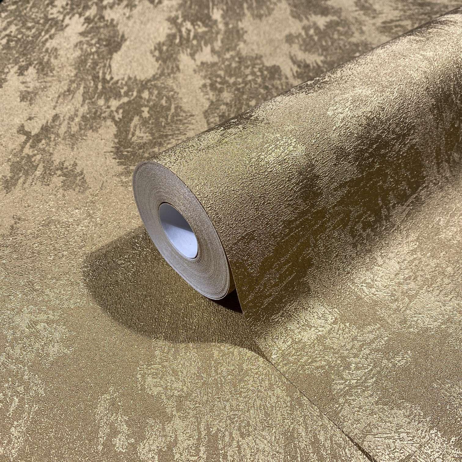 vliesbehang goud structuur voor woonkamer slaapkamer behang marburg