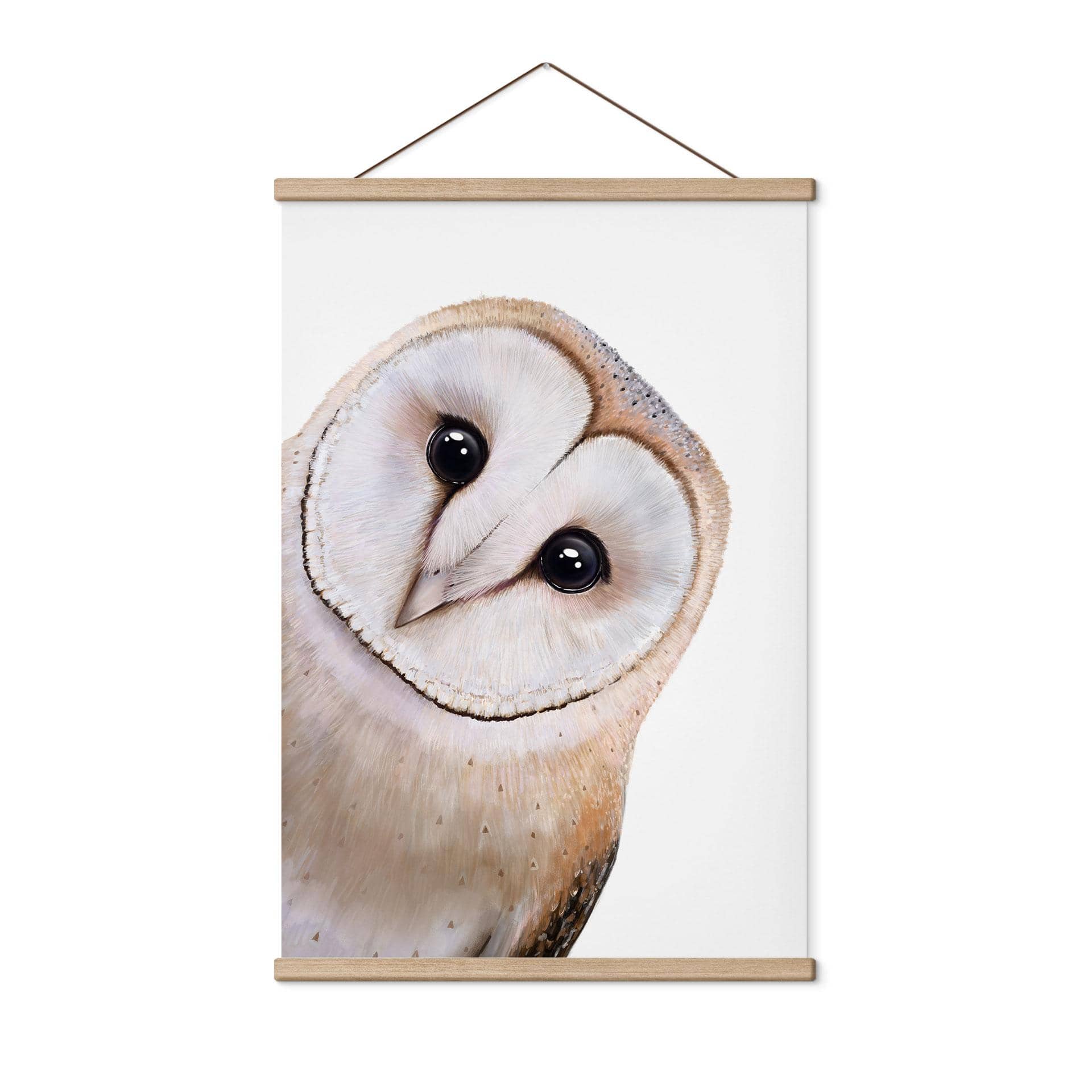 Textil poster Nyfiken tornuggla - Korenkova