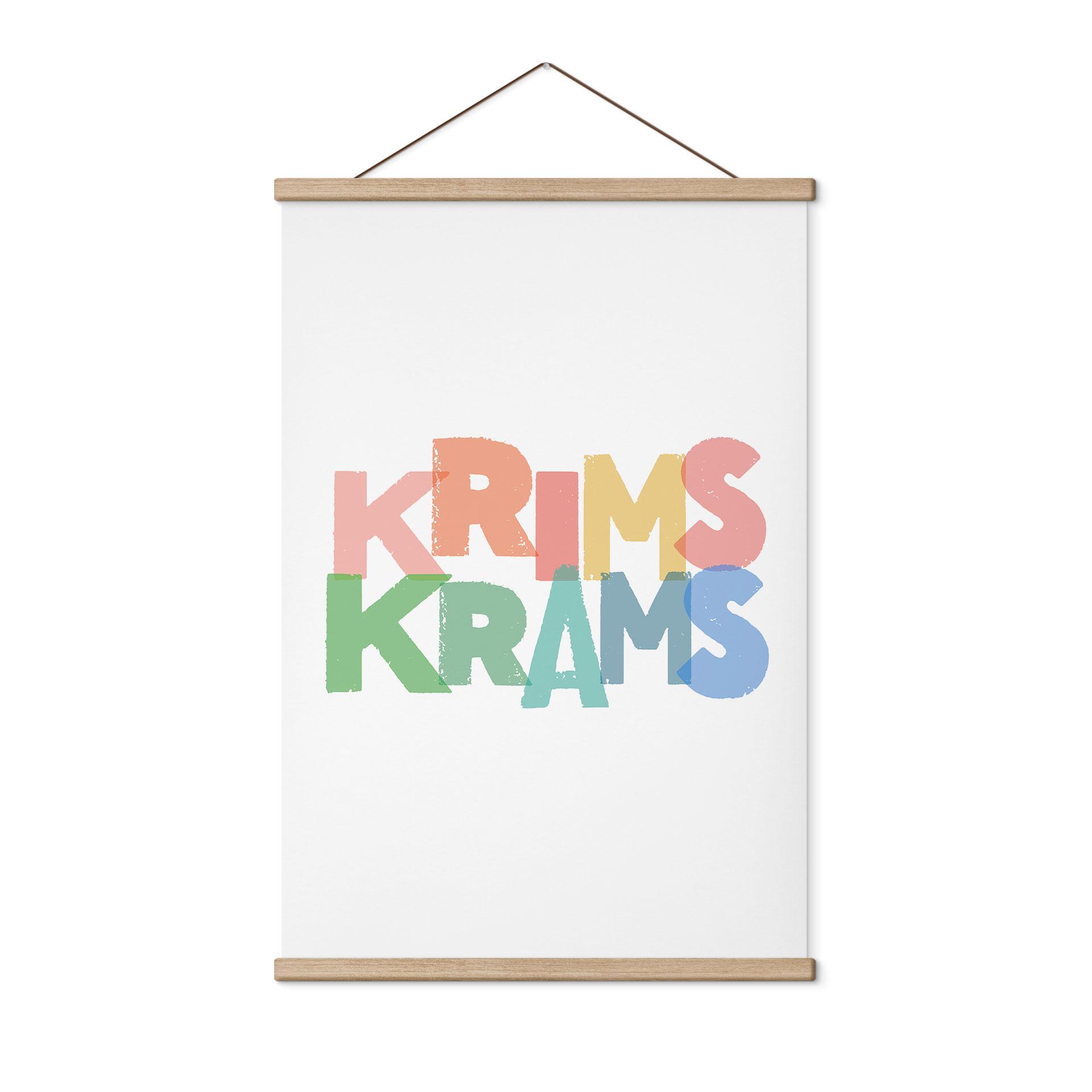 Stoffbild Krimskrams