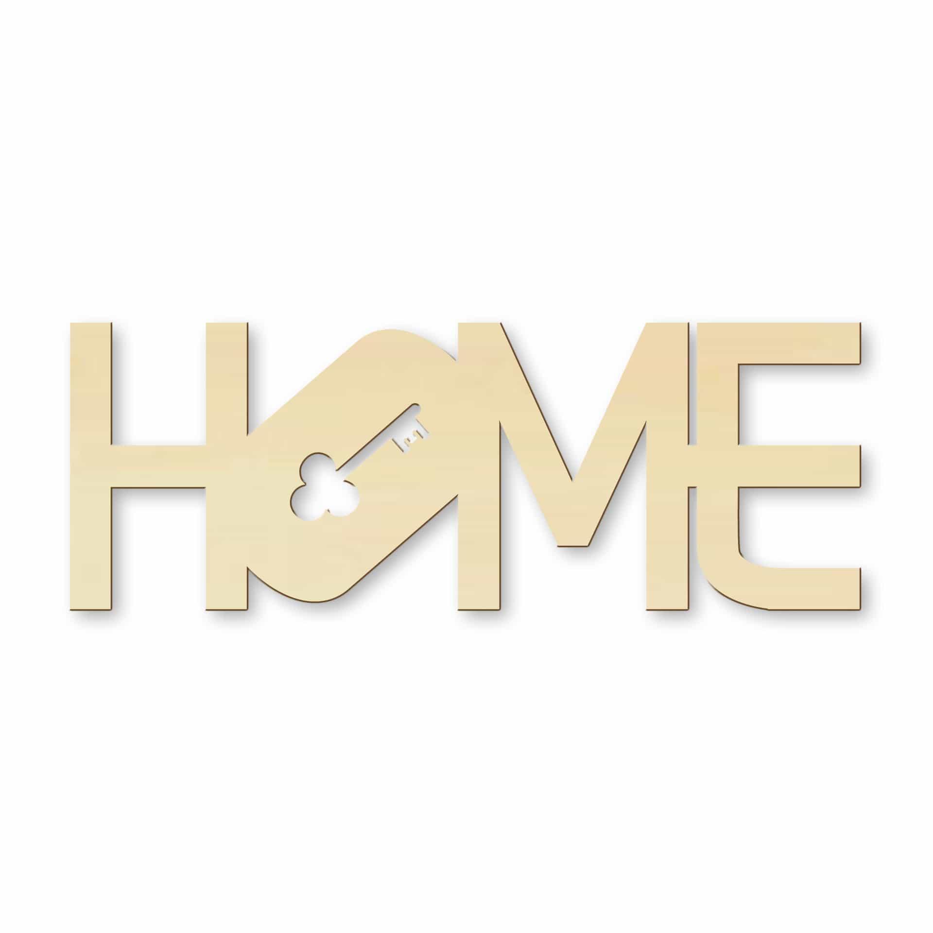 Scritta in legno - Home