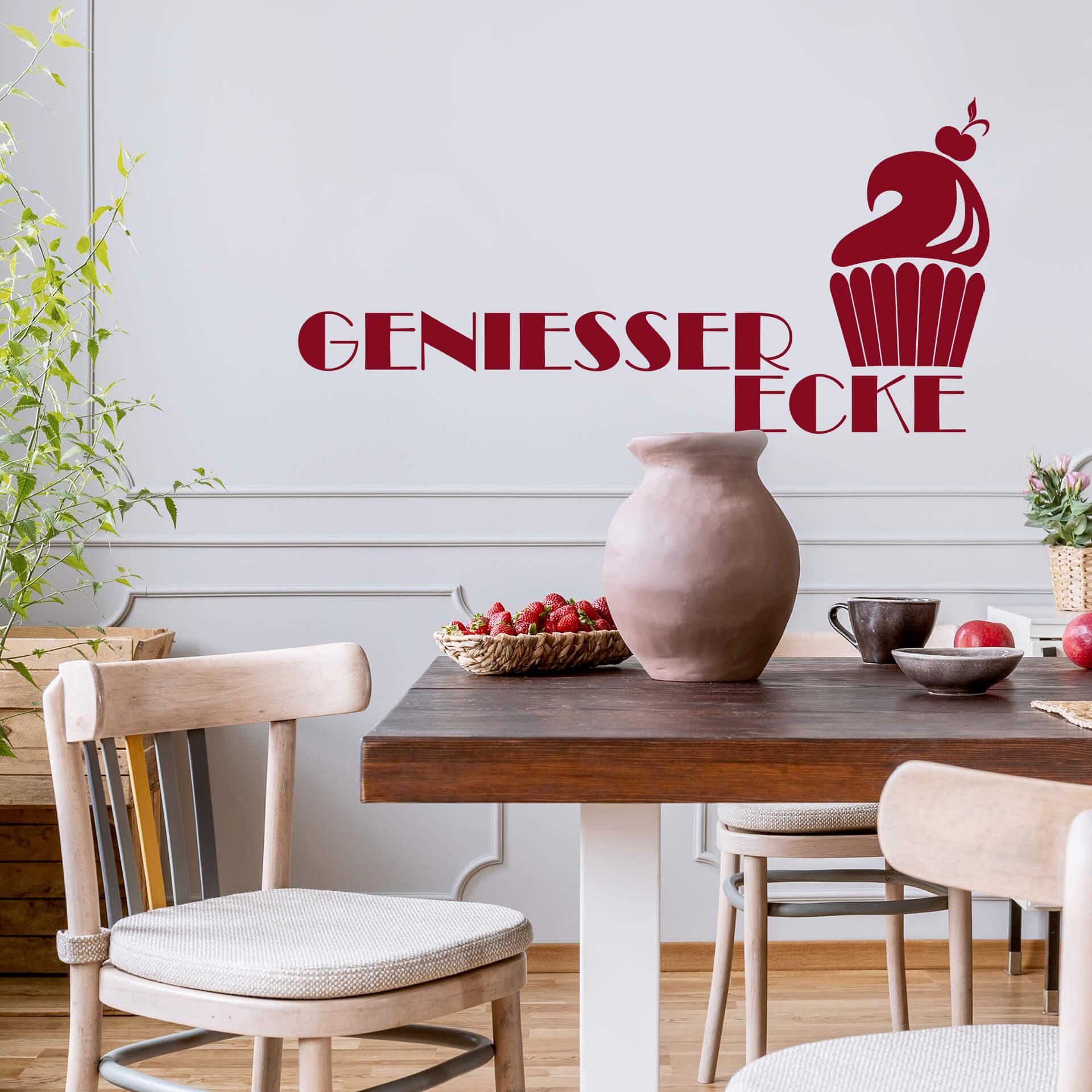 Wandtattoo Geniesser Ecke 3