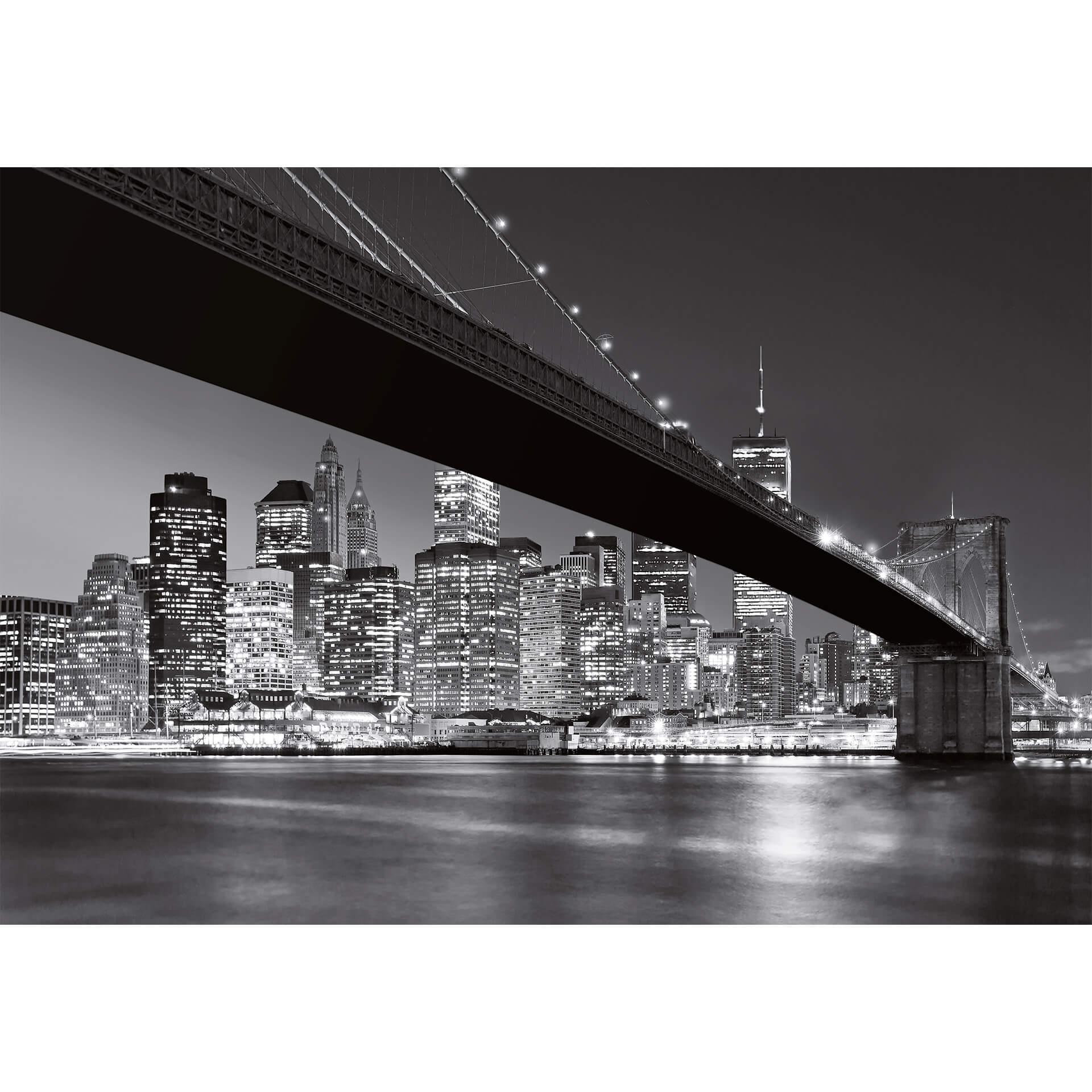 Fotobehang Papierbehang Brooklyn Bridge - 366x254 cm
