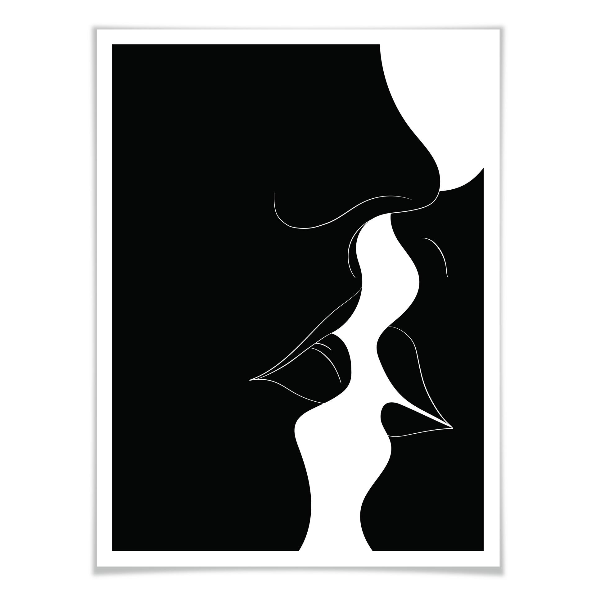 Plakat Nordic Creators - Black Kiss