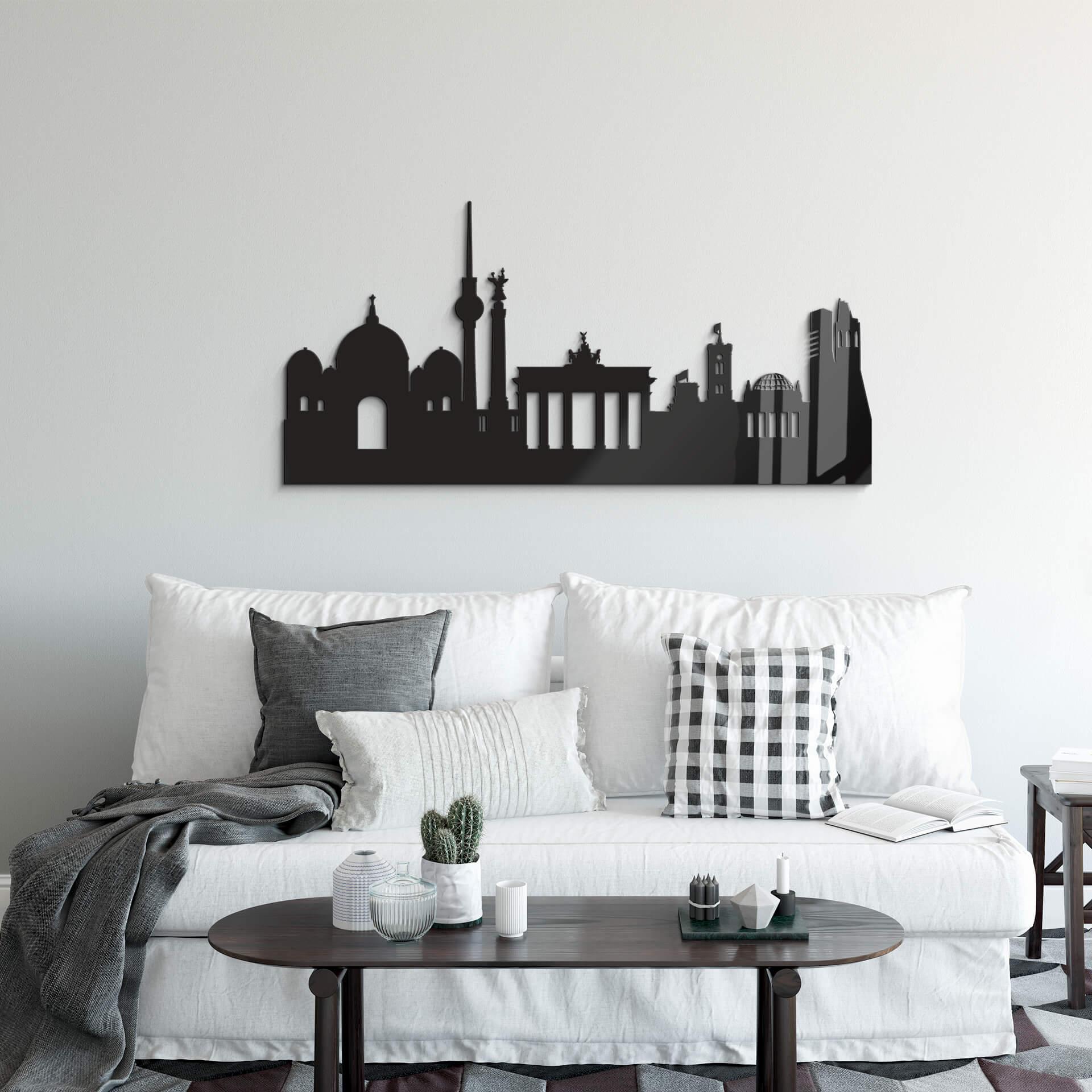 Decoración acrílica skyline Berlín