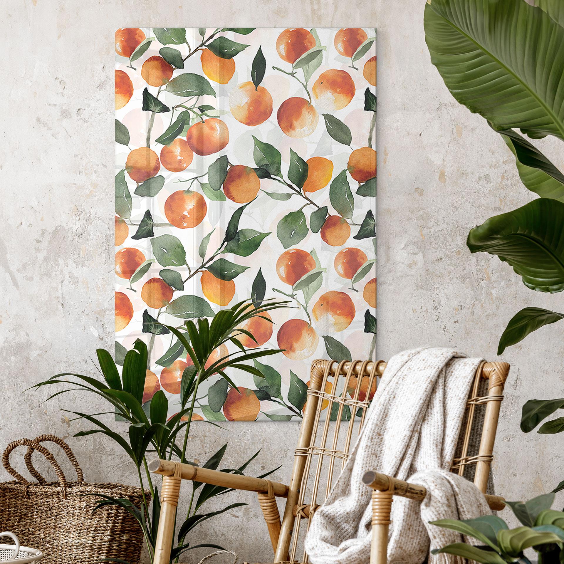 Stampa su vetro acrilico Mandarini fruttati - UN Designs