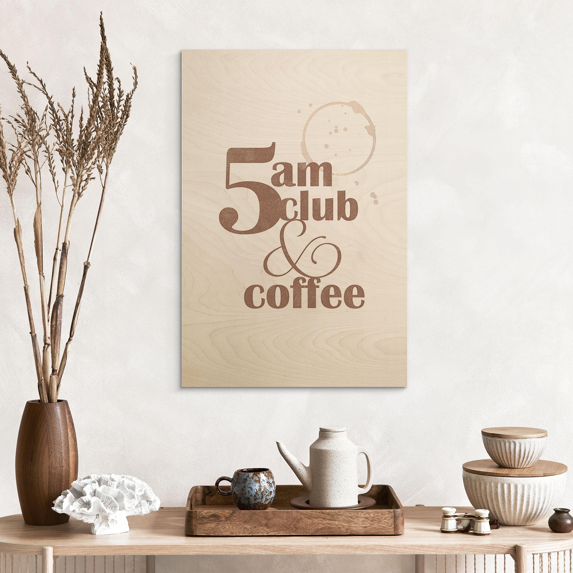 Obraz drewniany 5 w Club & Coffee