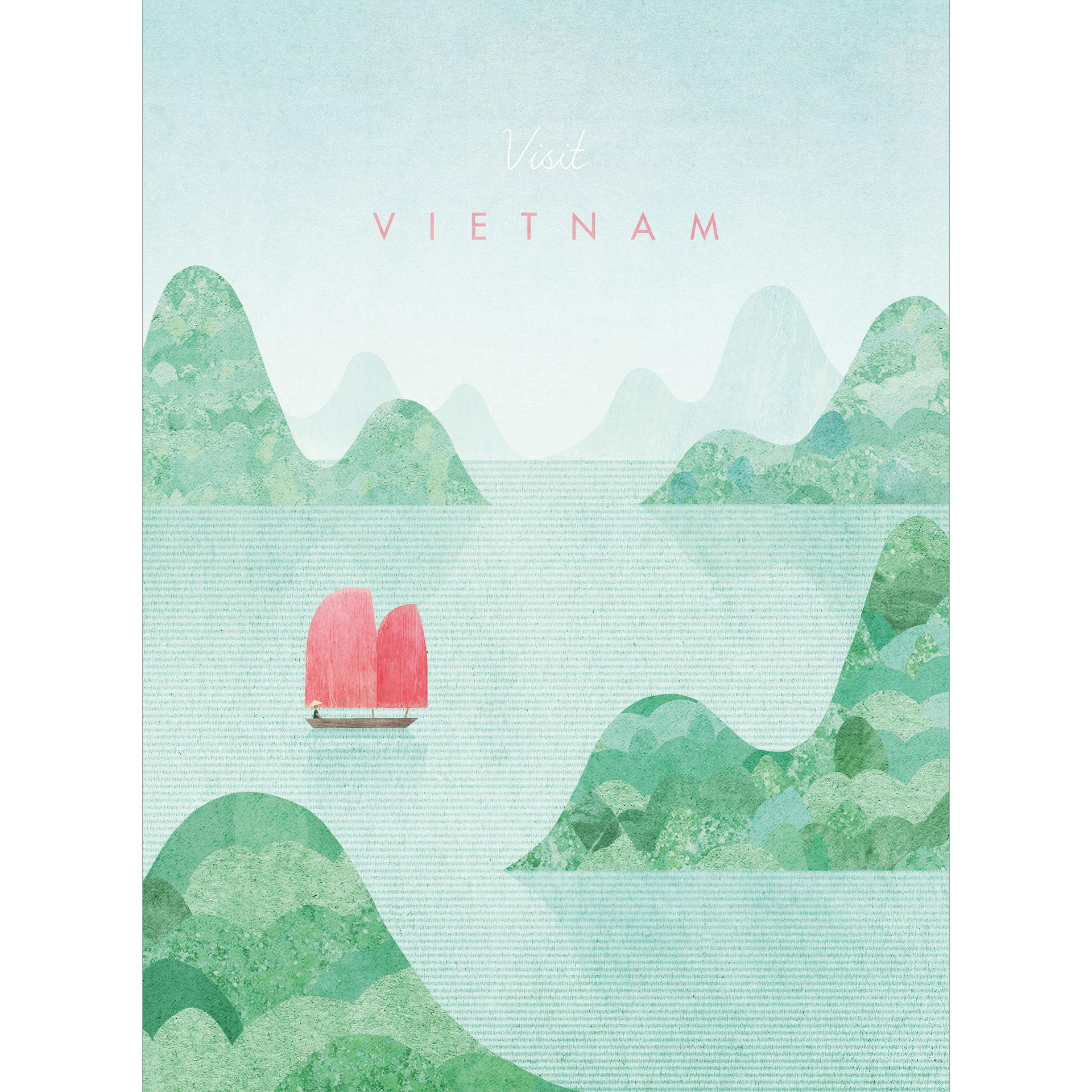 Fotobehang Halong Bay op reis door Vietnam - Rivers