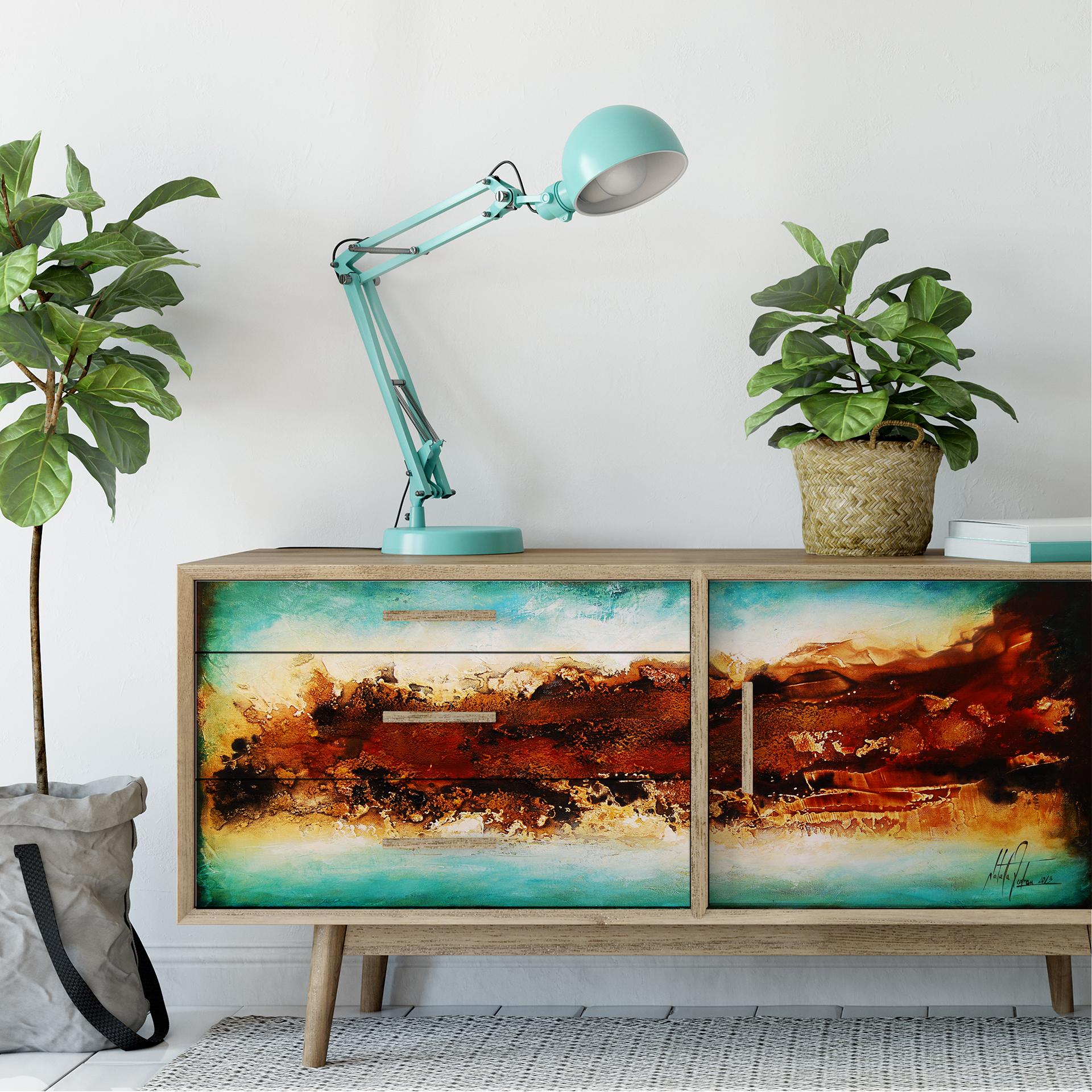 Wallprint W - Fedrau - Unverhofftes Wiedersehen -Panorama