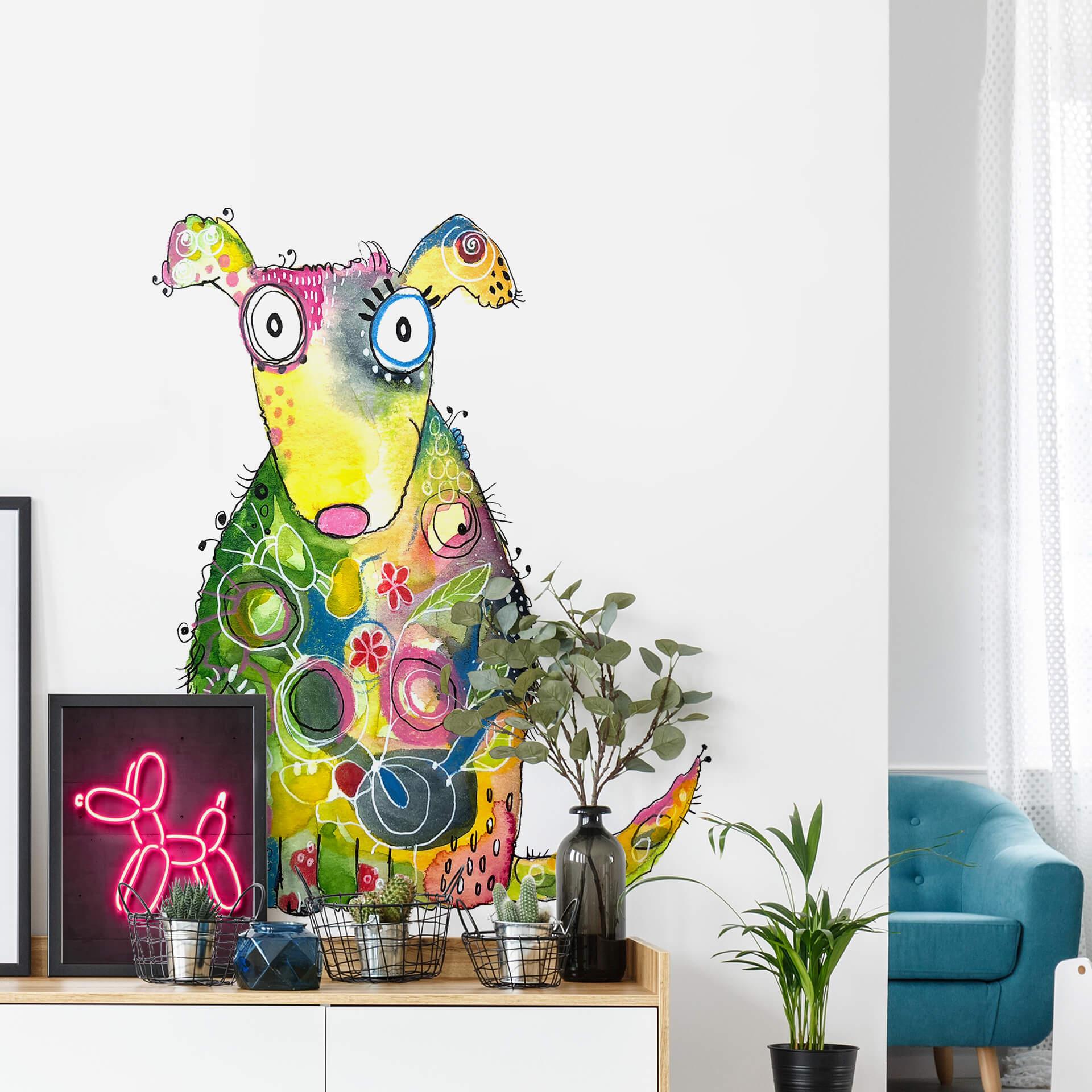 Sticker mural Hagenmeyer - Happy Dog
