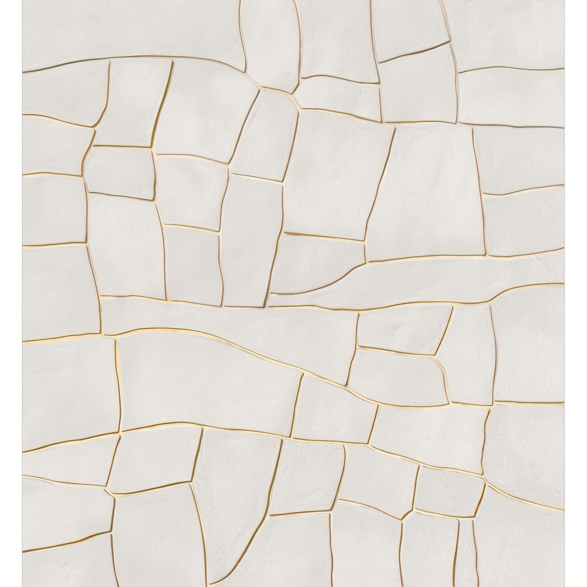 Steeneffect Fotobehang - abstract scheurpatroon in beige - Alma
