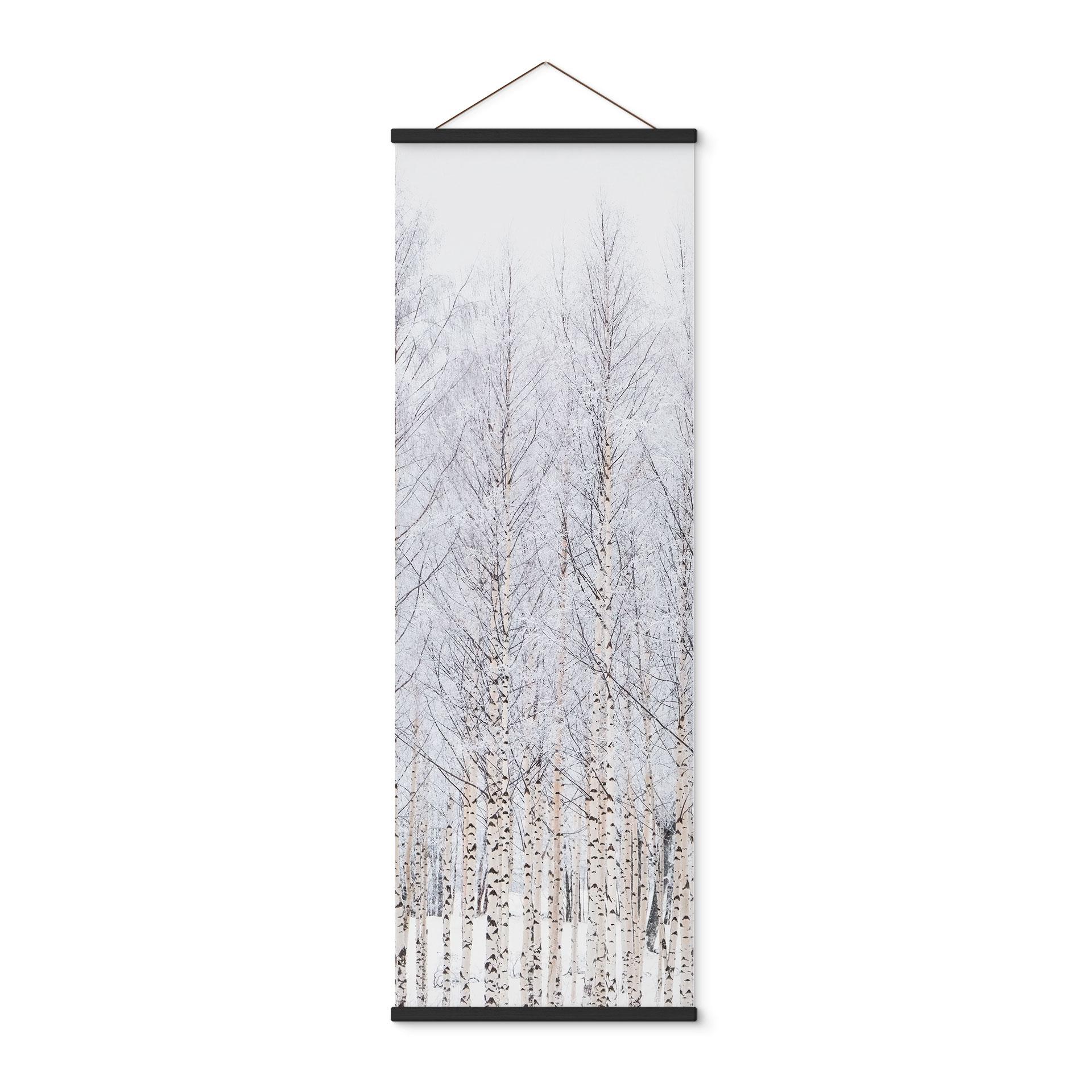 Tekstil plakat birkeskov om vinteren - EMELIEmaria - Panorama