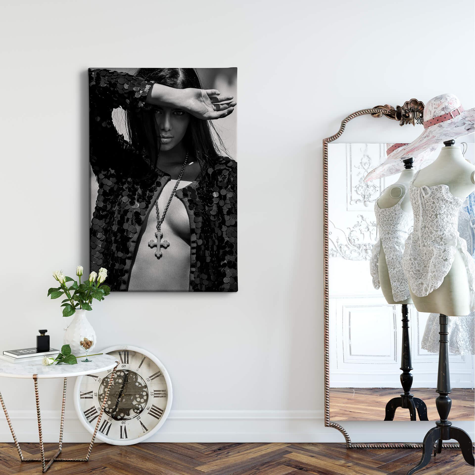 Leinwandbild Krystynek - Schutz vor der Sonne