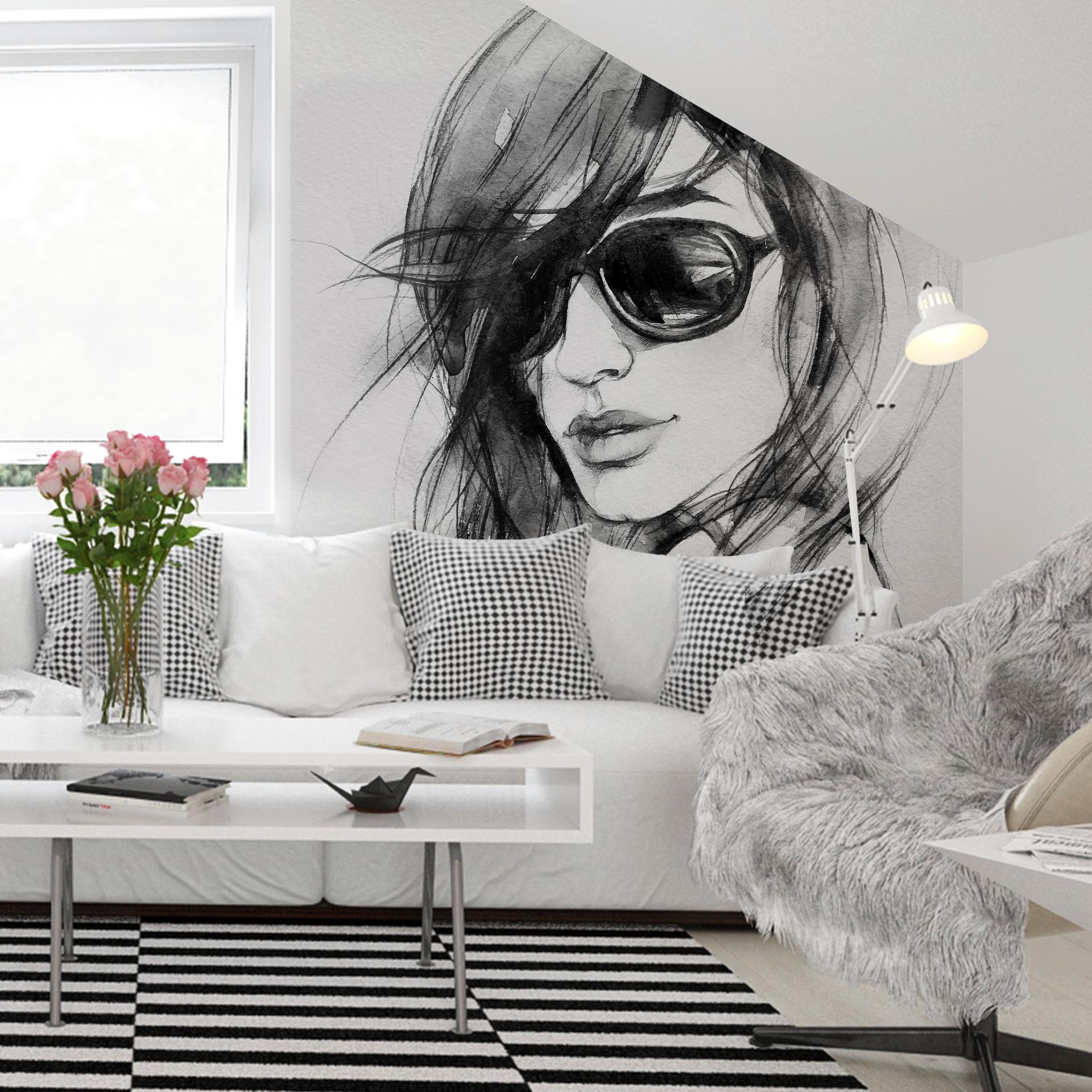 Fototapet I Wear My Sunglasses - 288x260 cm