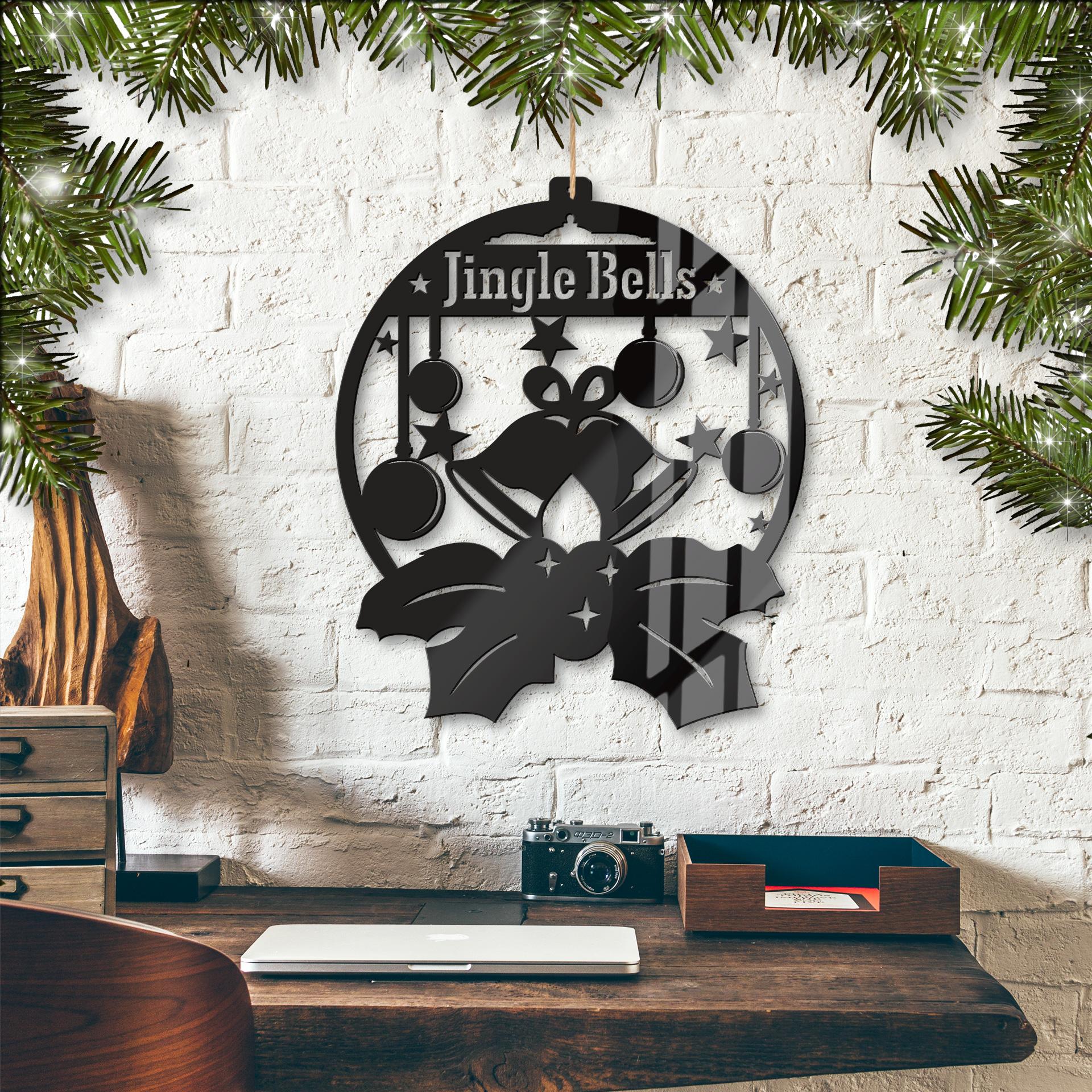 Decoración acrílica Jingle Bells