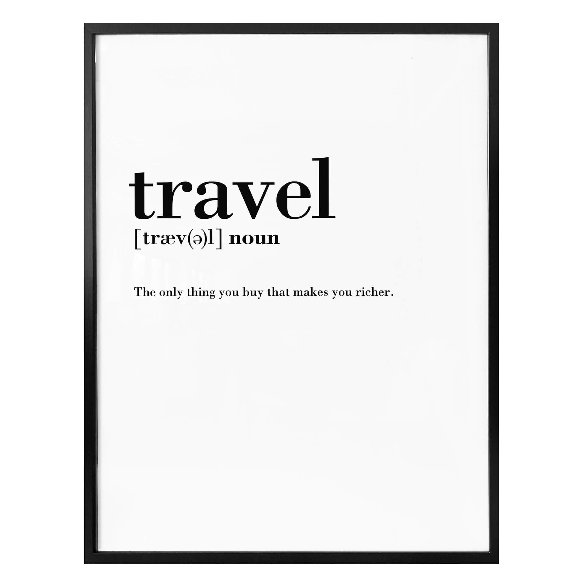 Plakat - Grammatik - Travel