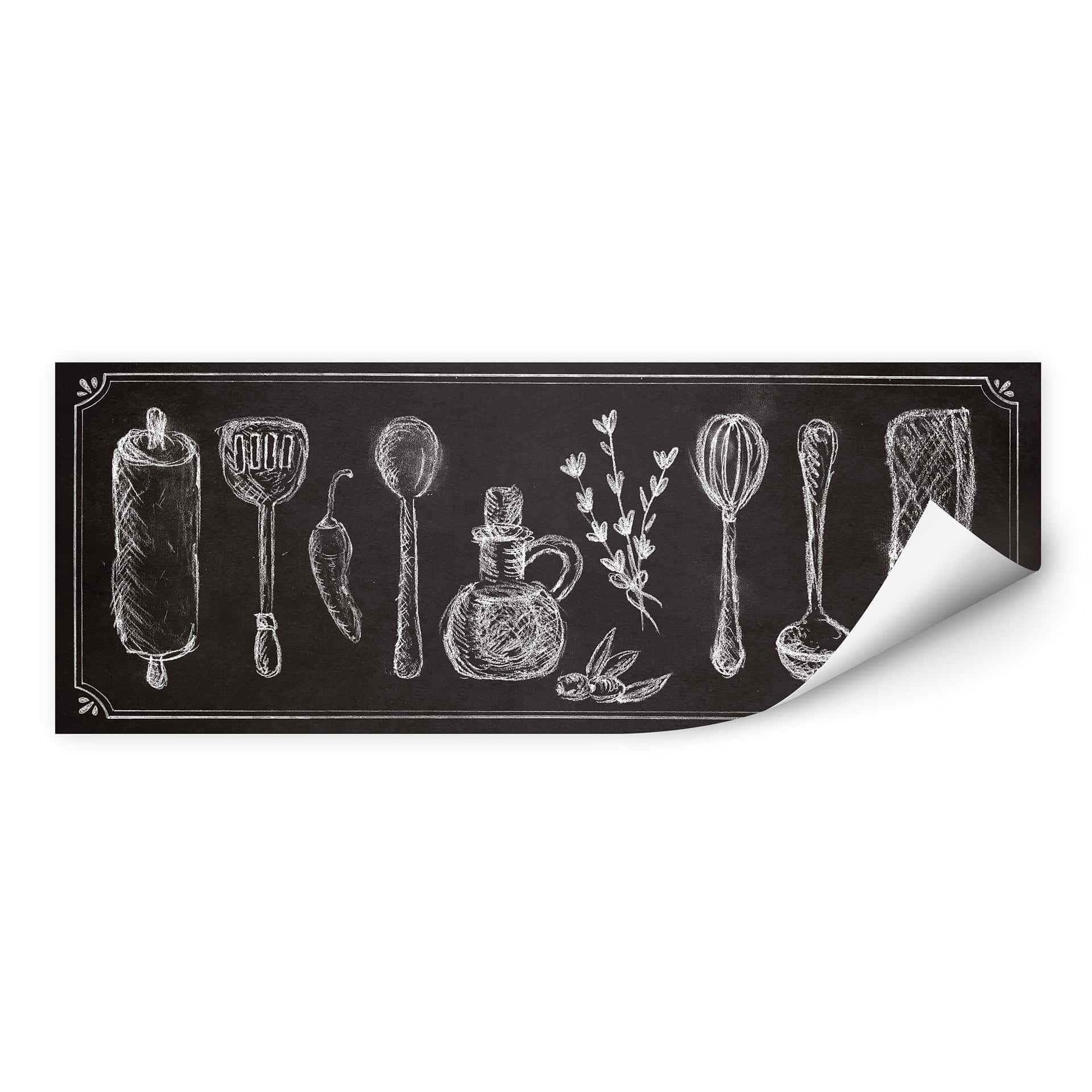 Wallprint Rustic Kitchen - Panorama